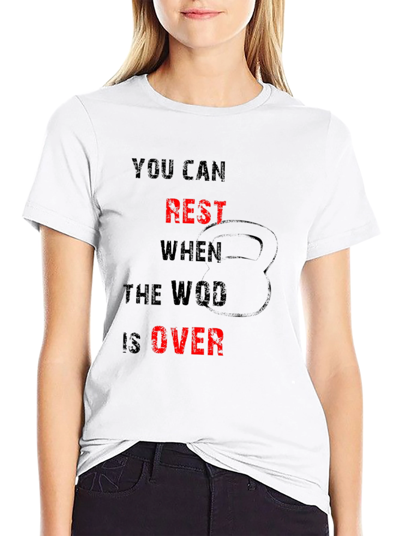 Workout Motivation Tee - Earn Your Rest