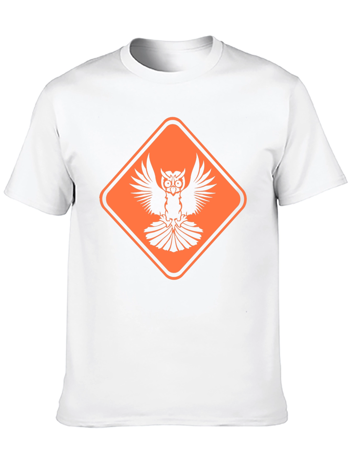 Owl Graphic Tee - Black Casual Shirt