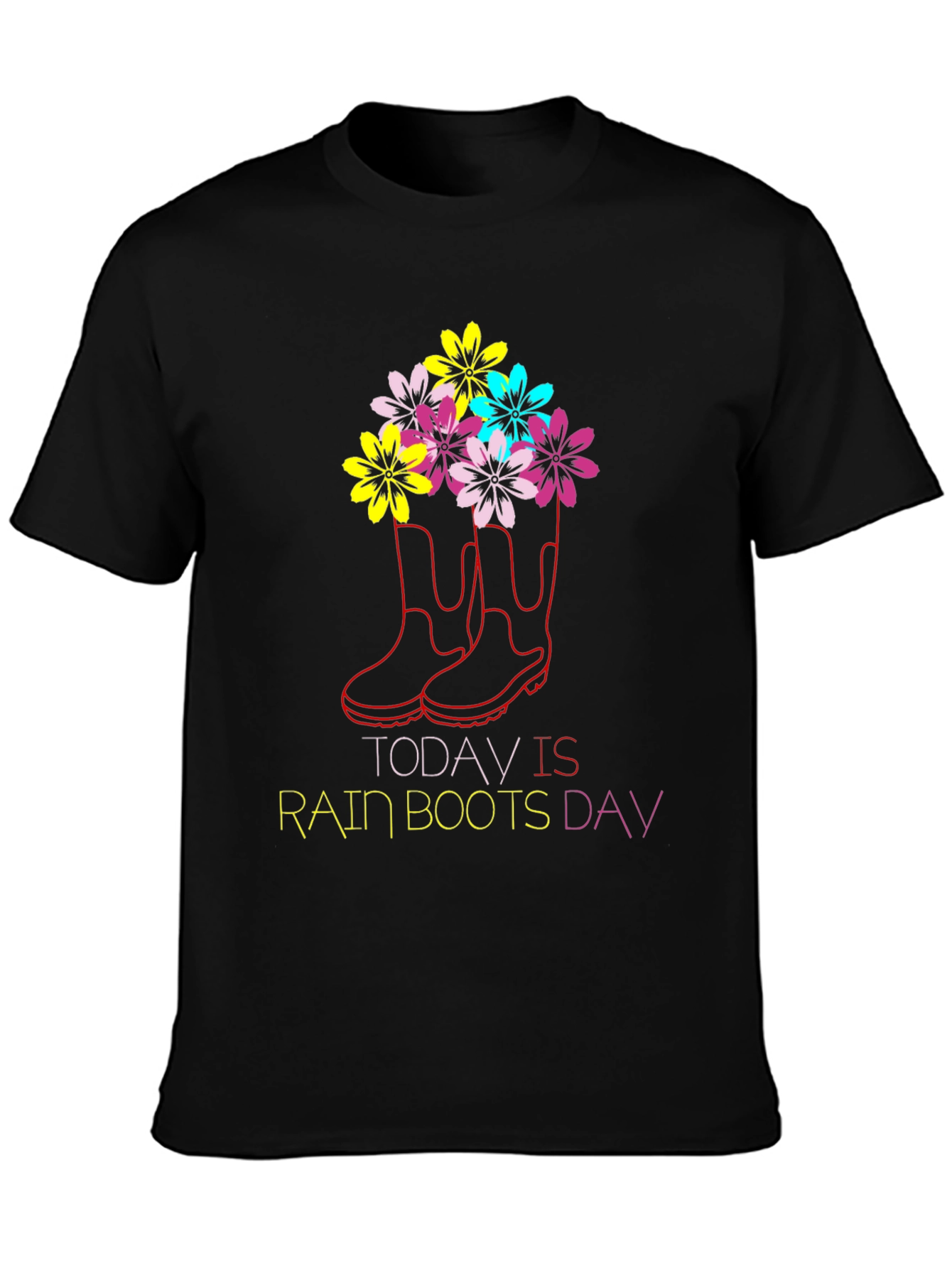 Rain Boots Day Graphic T-Shirt
