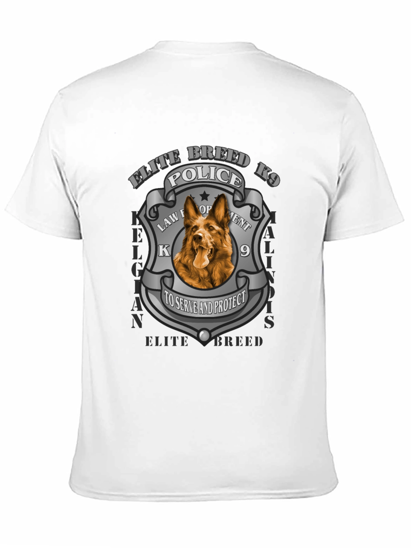 Elite Breed K9 Police Dog T-Shirt