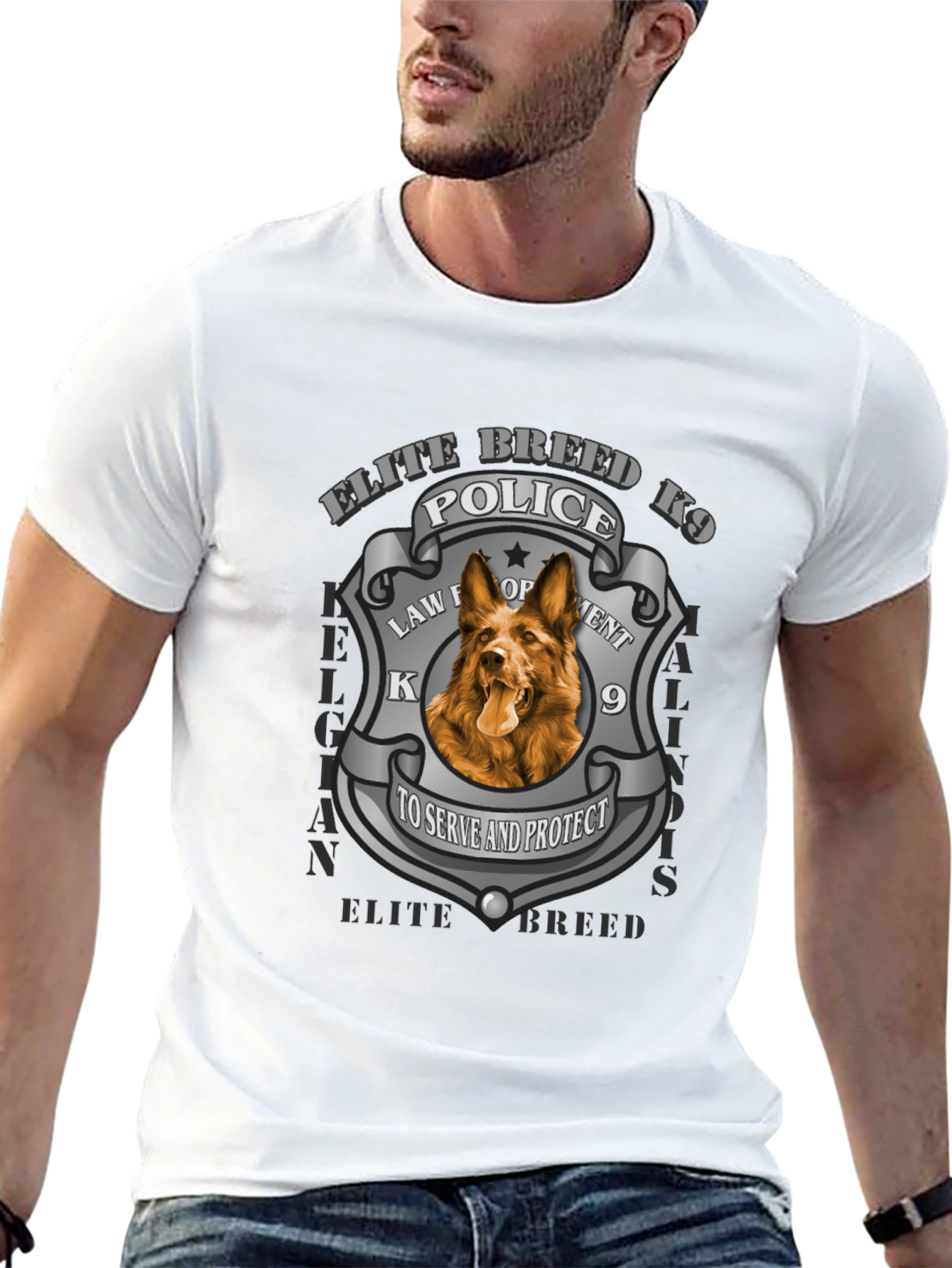Elite Breed K9 Police Dog T-Shirt