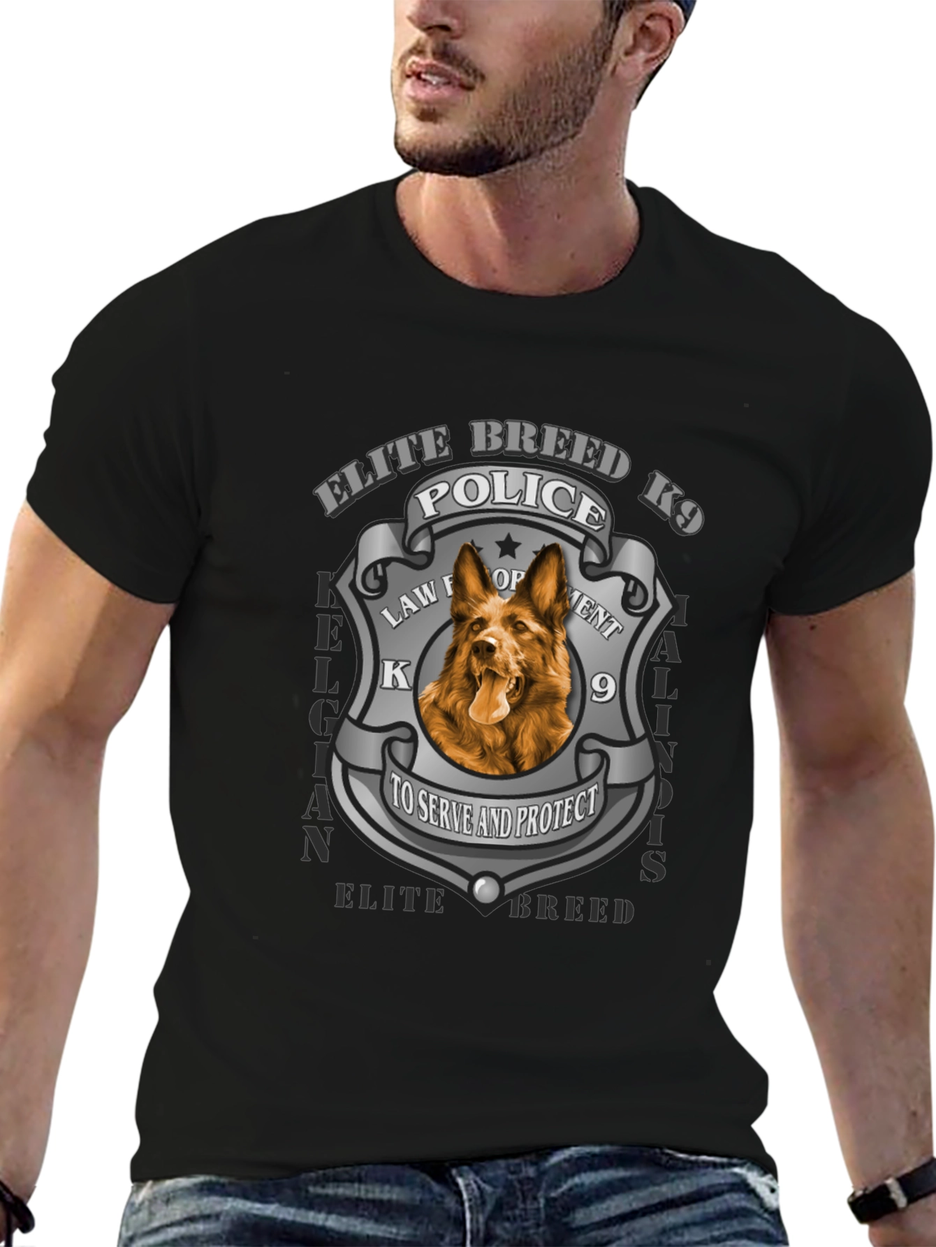 Elite Breed K9 Police Dog T-Shirt