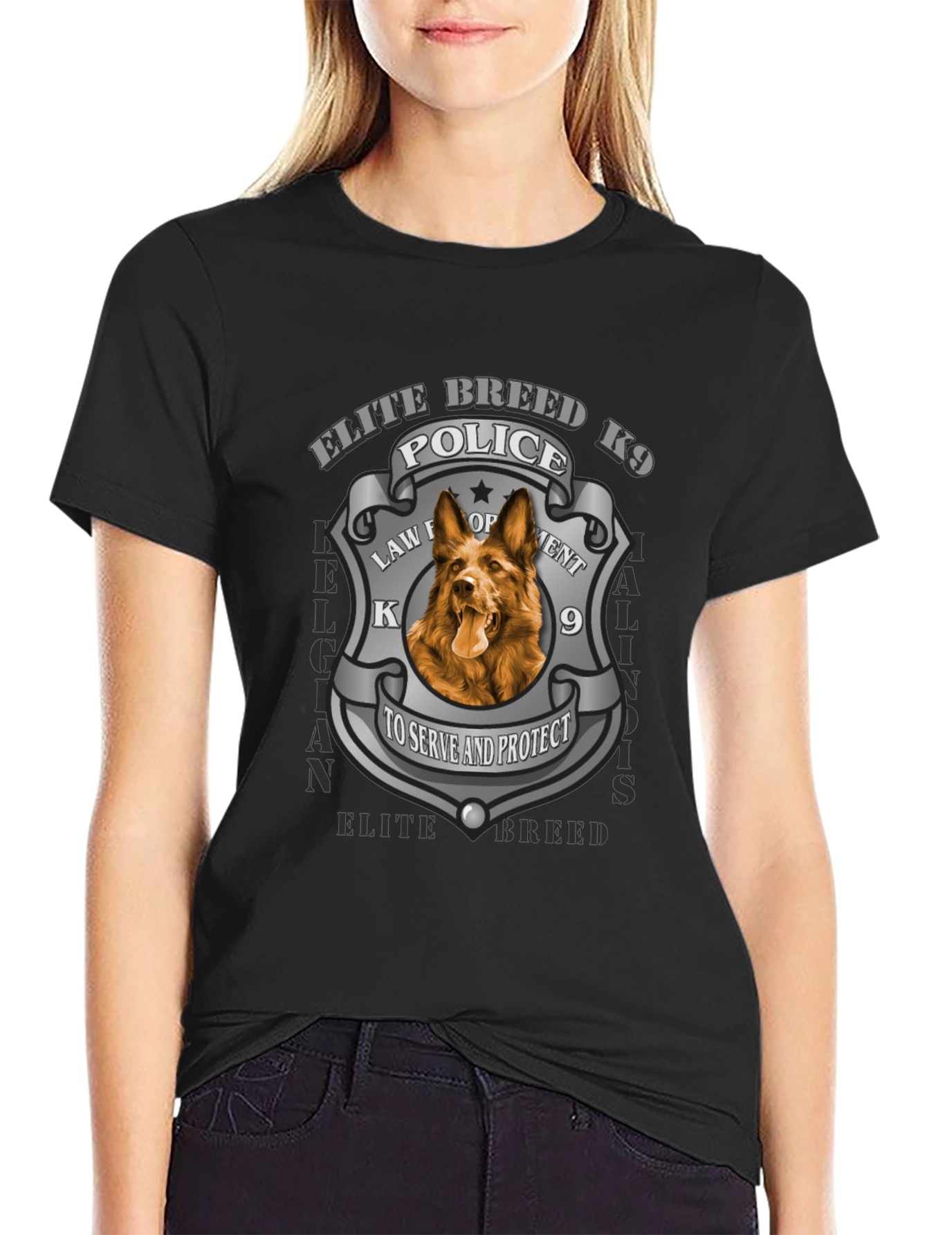 Elite Breed K9 Police Dog T-Shirt
