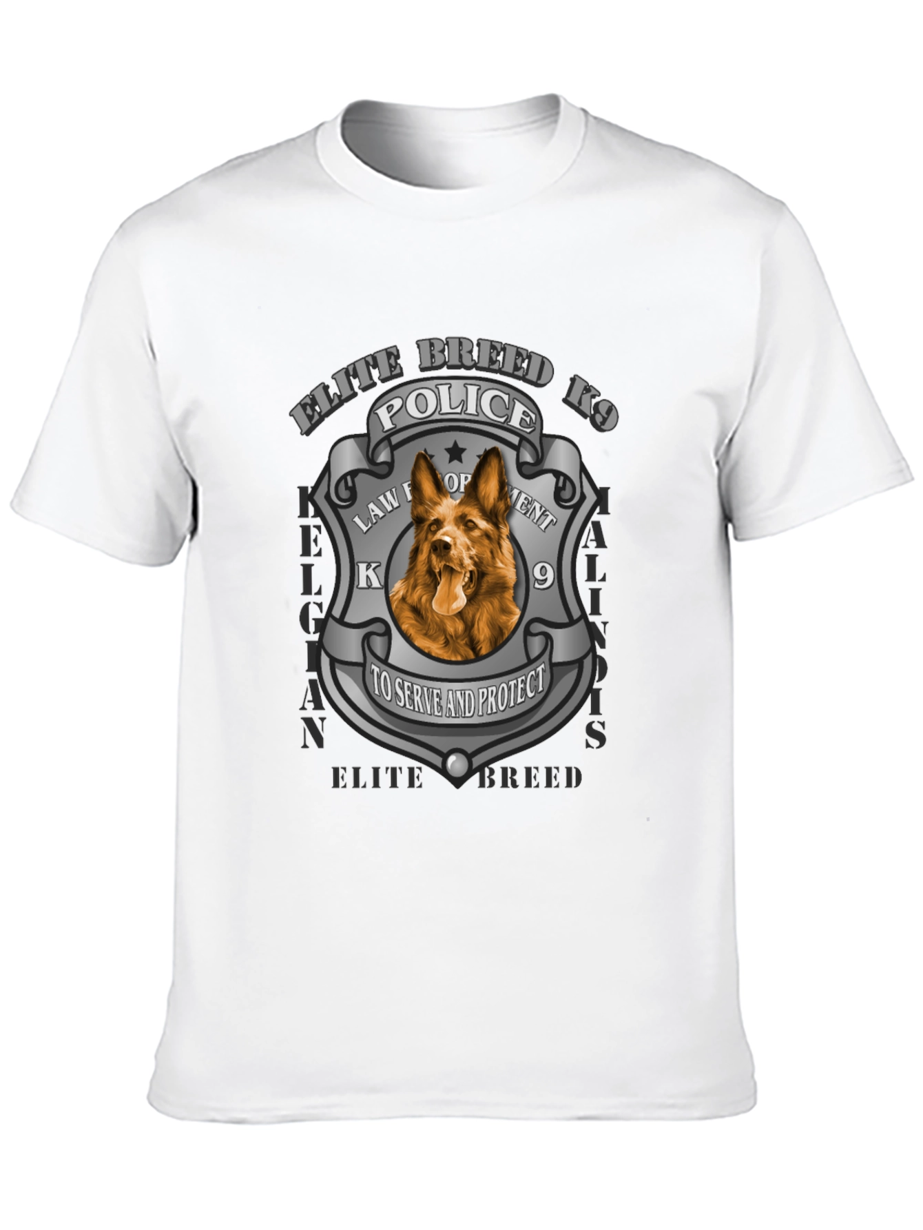 Elite Breed K9 Police Dog T-Shirt