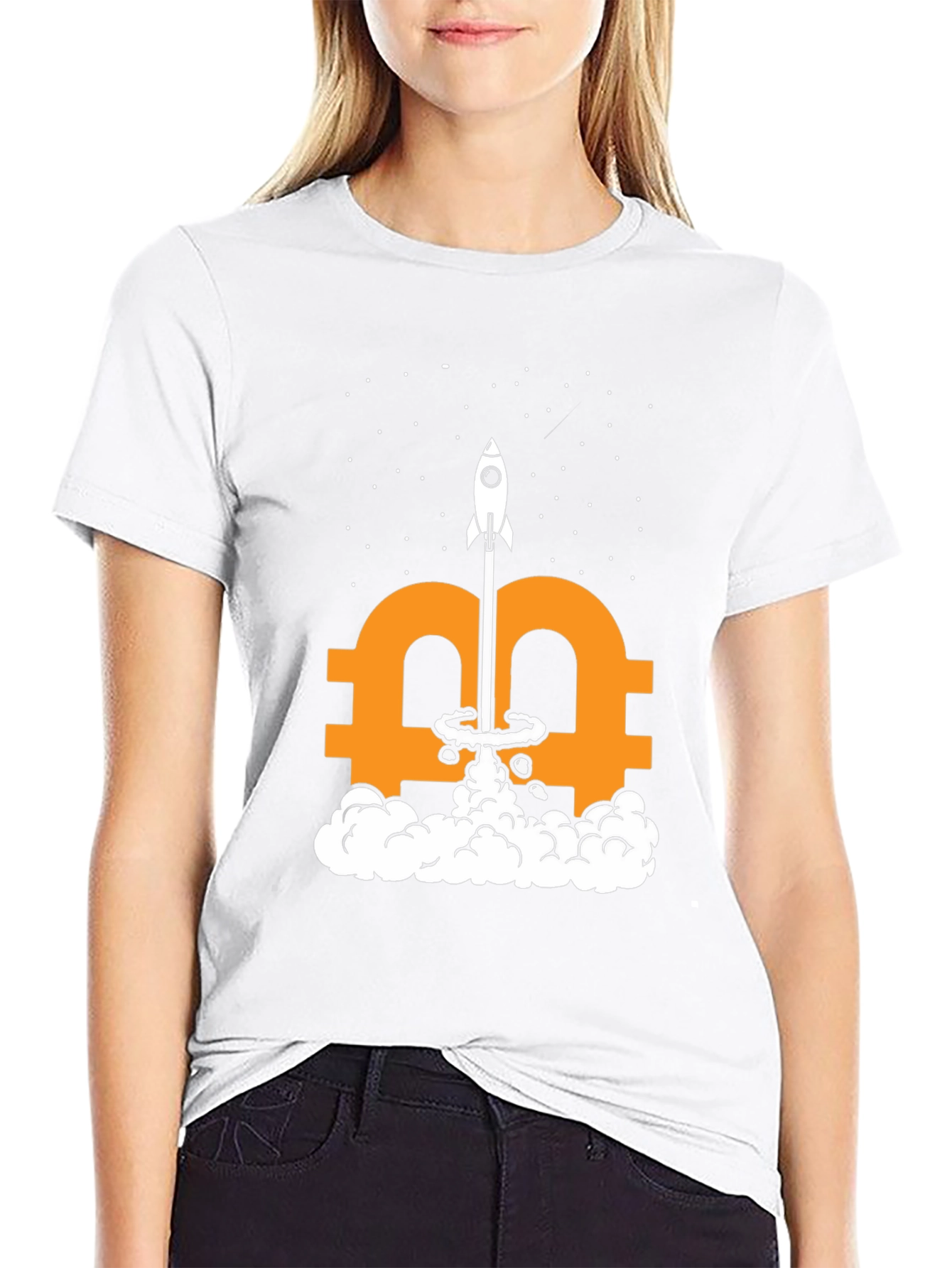 Bitcoin Rocket Launch T-Shirt - Crypto HODL