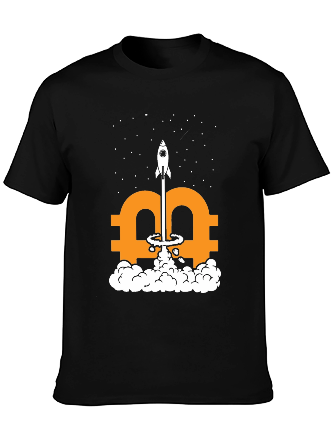 Bitcoin Rocket Launch T-Shirt - Crypto HODL