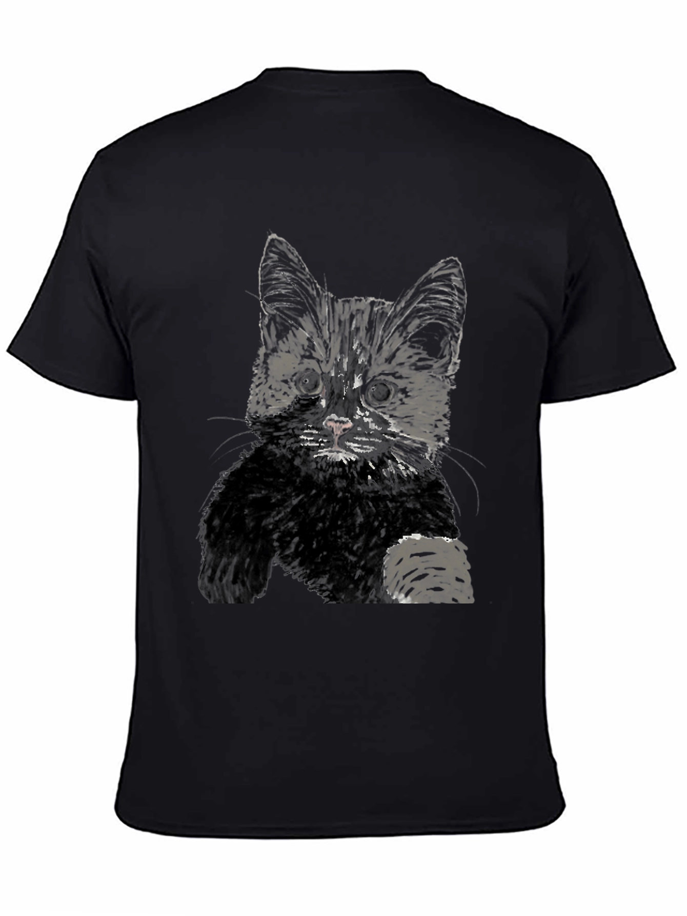 Black Cat Graphic Tee - Unisex Casual T-Shirt