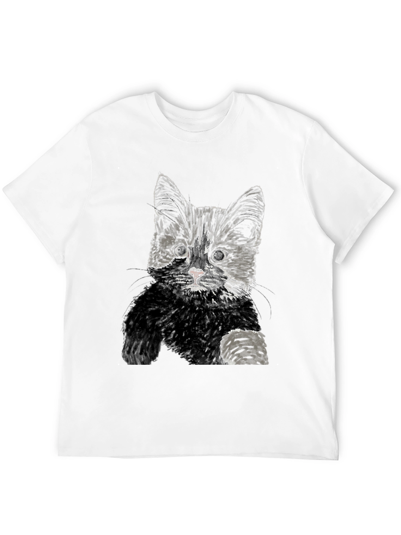 Black Cat Graphic Tee - Unisex Casual T-Shirt
