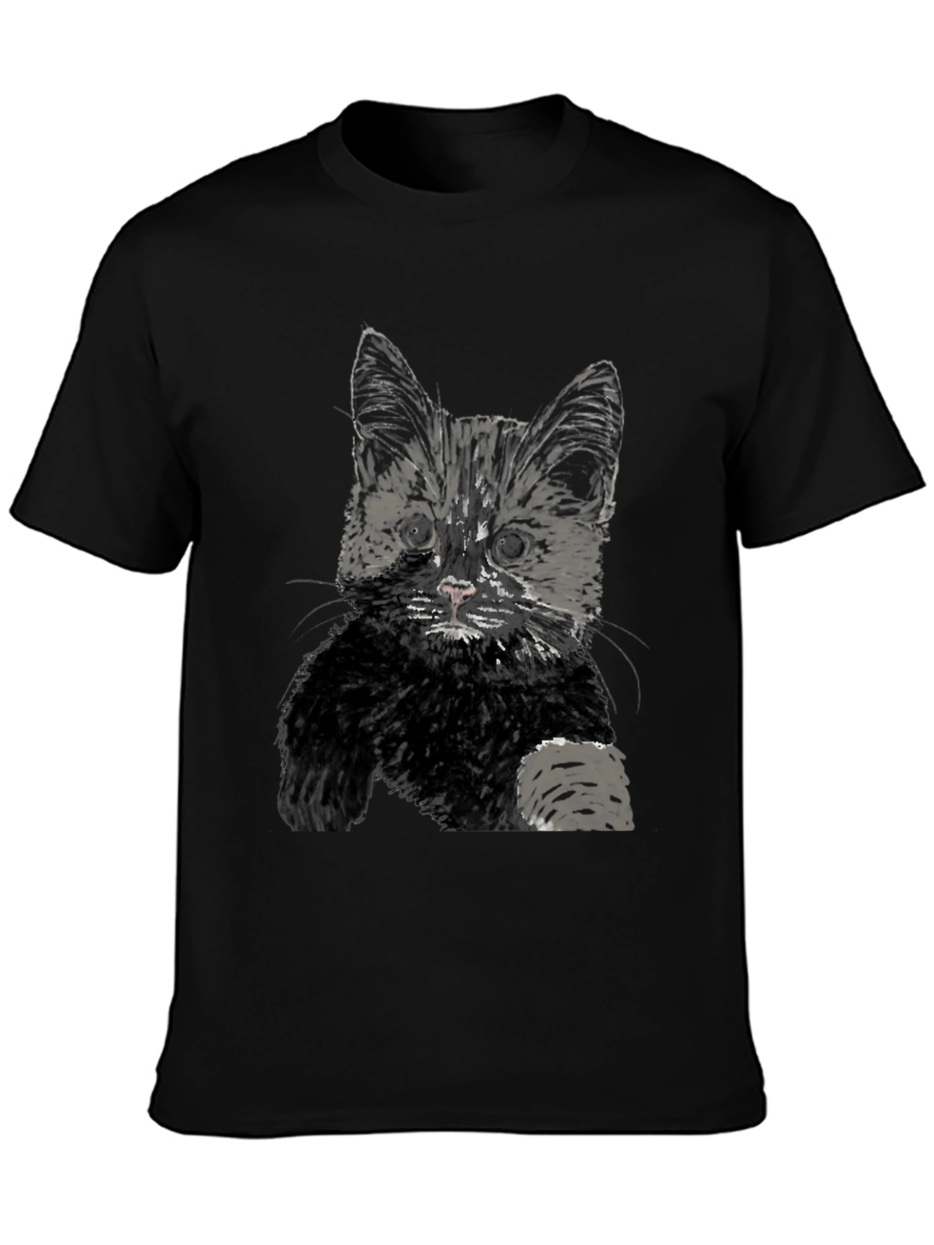 Black Cat Graphic Tee - Unisex Casual T-Shirt