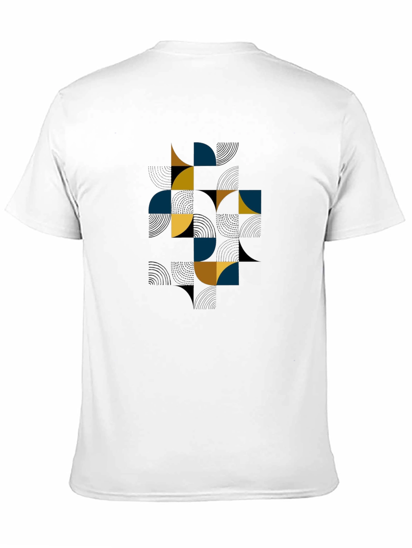 Geometric Design Tee - Modern Style Shirt