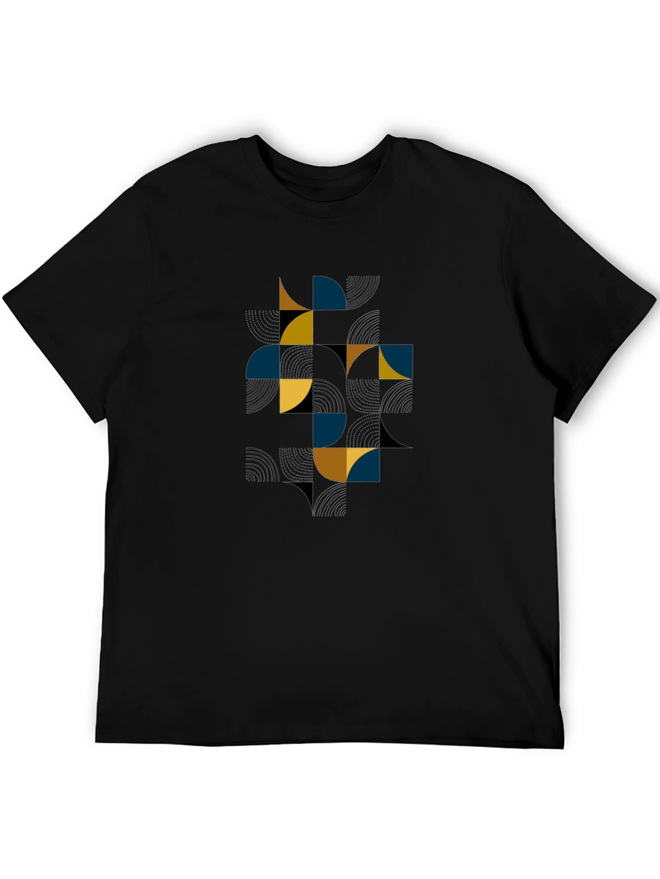Geometric Design Tee - Modern Style Shirt