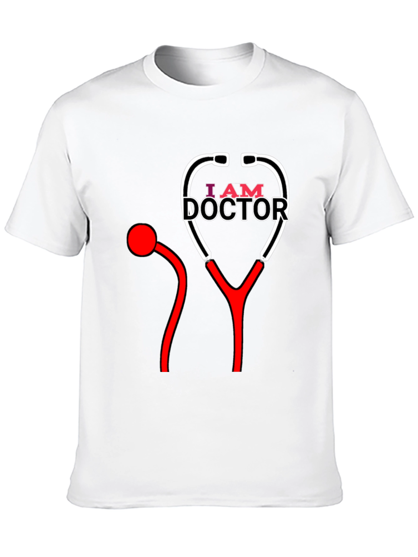 I Am Doctor T-Shirt - Stethoscope Design