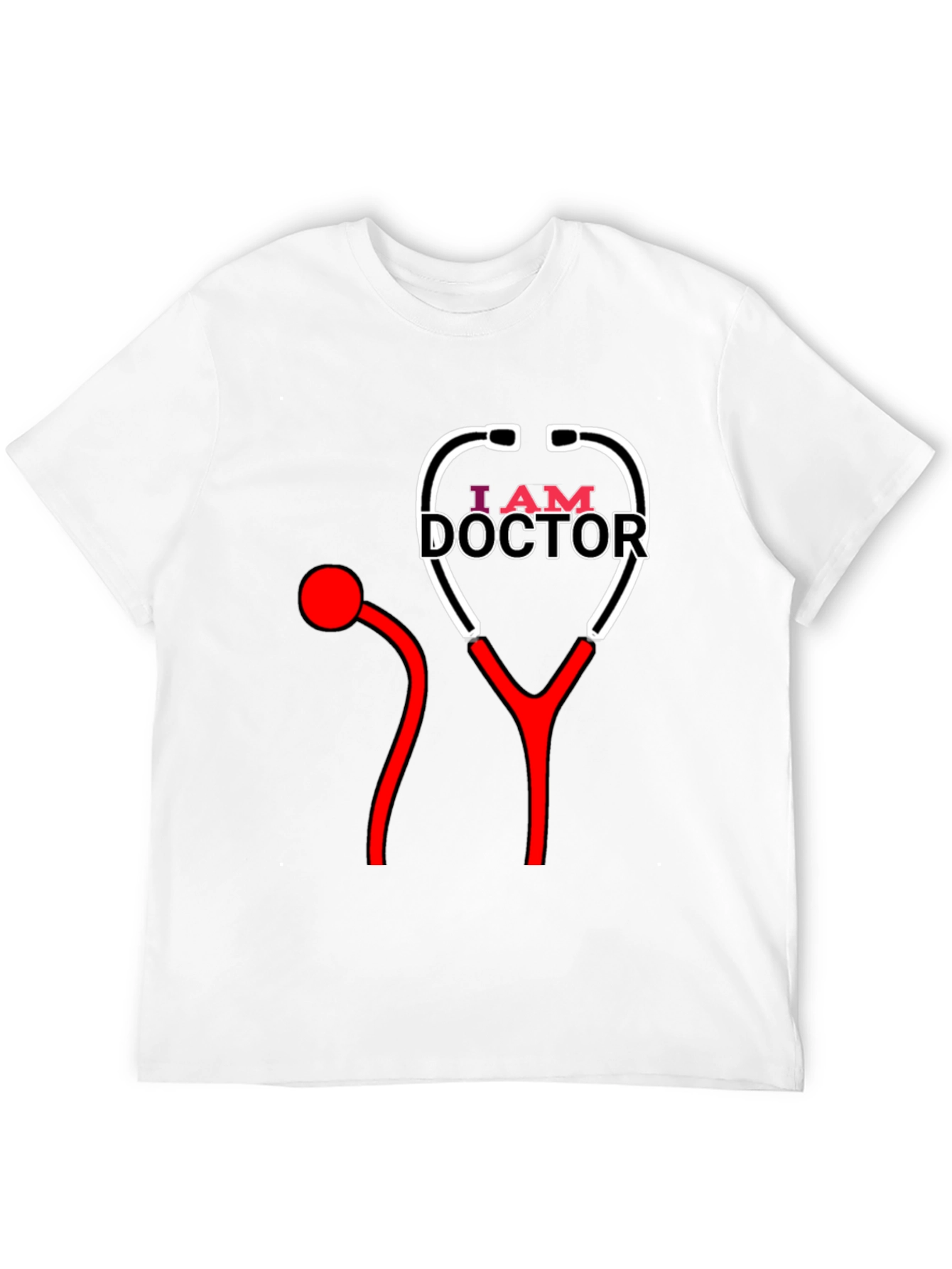 I Am Doctor T-Shirt - Stethoscope Design