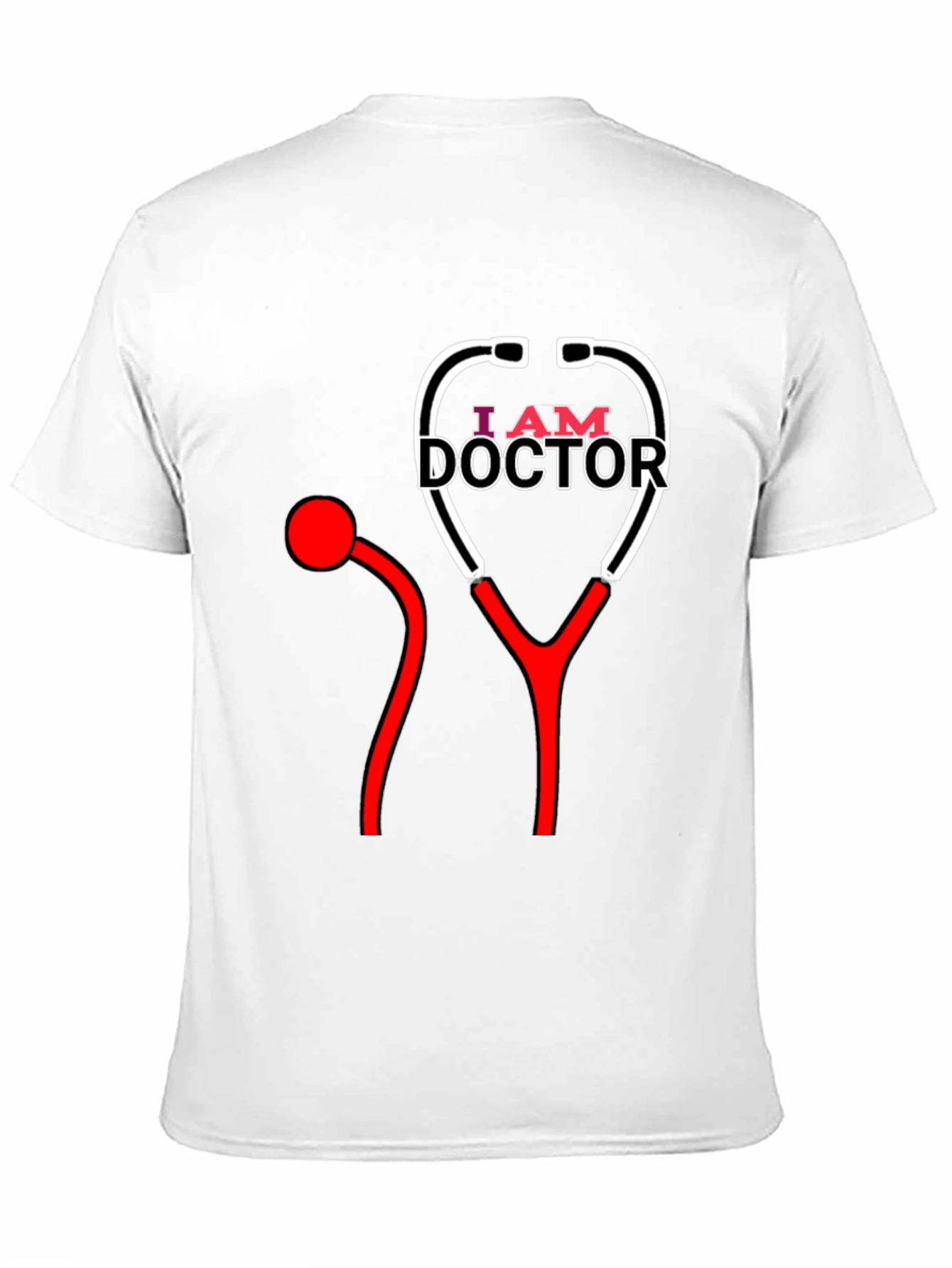 I Am Doctor T-Shirt - Stethoscope Design