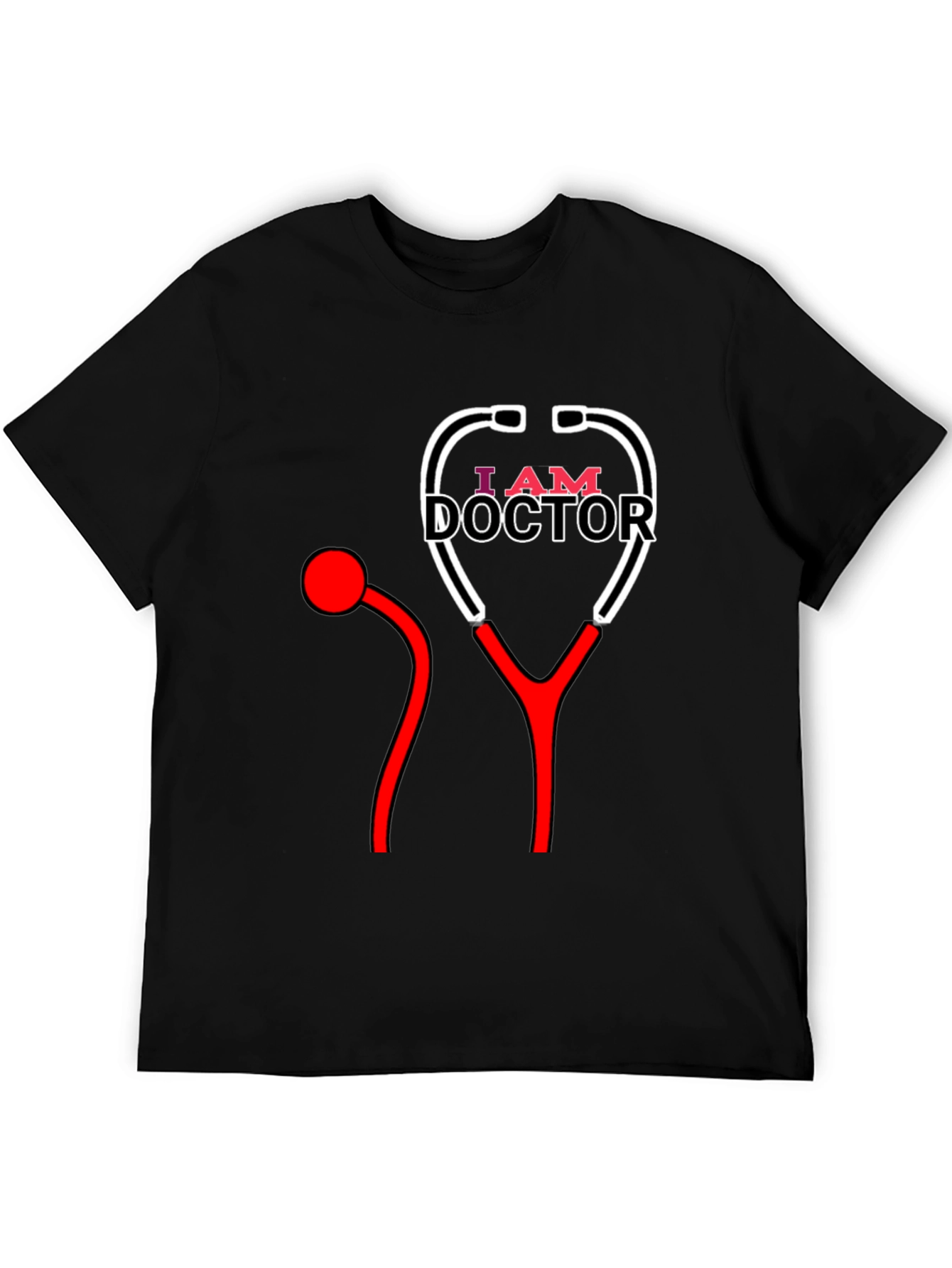 I Am Doctor T-Shirt - Stethoscope Design