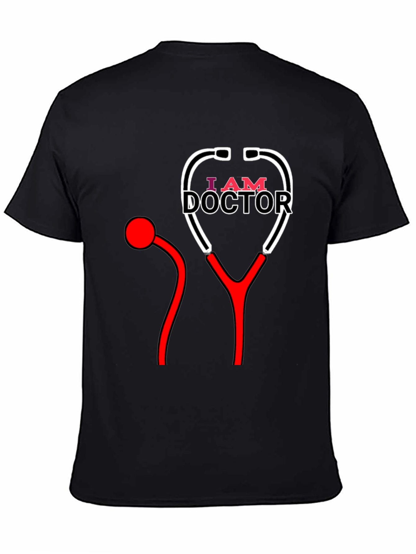 I Am Doctor T-Shirt - Stethoscope Design