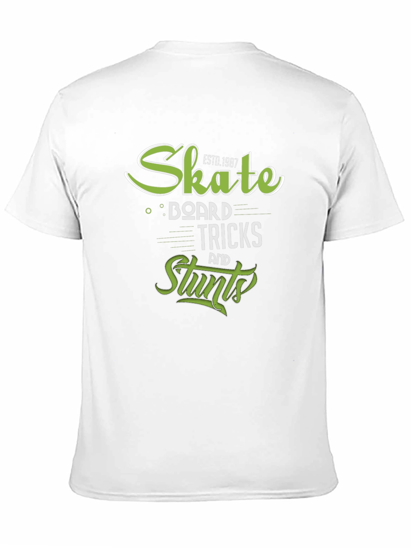 Skateboard Tricks & Stunts Black T-Shirt
