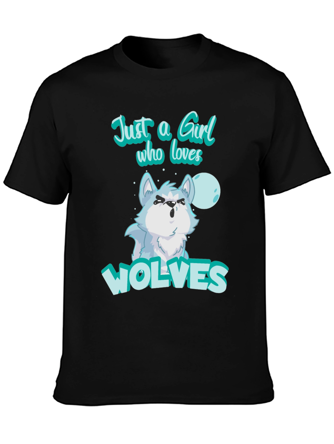 Just A Girl Who Loves Wolves T-Shirt