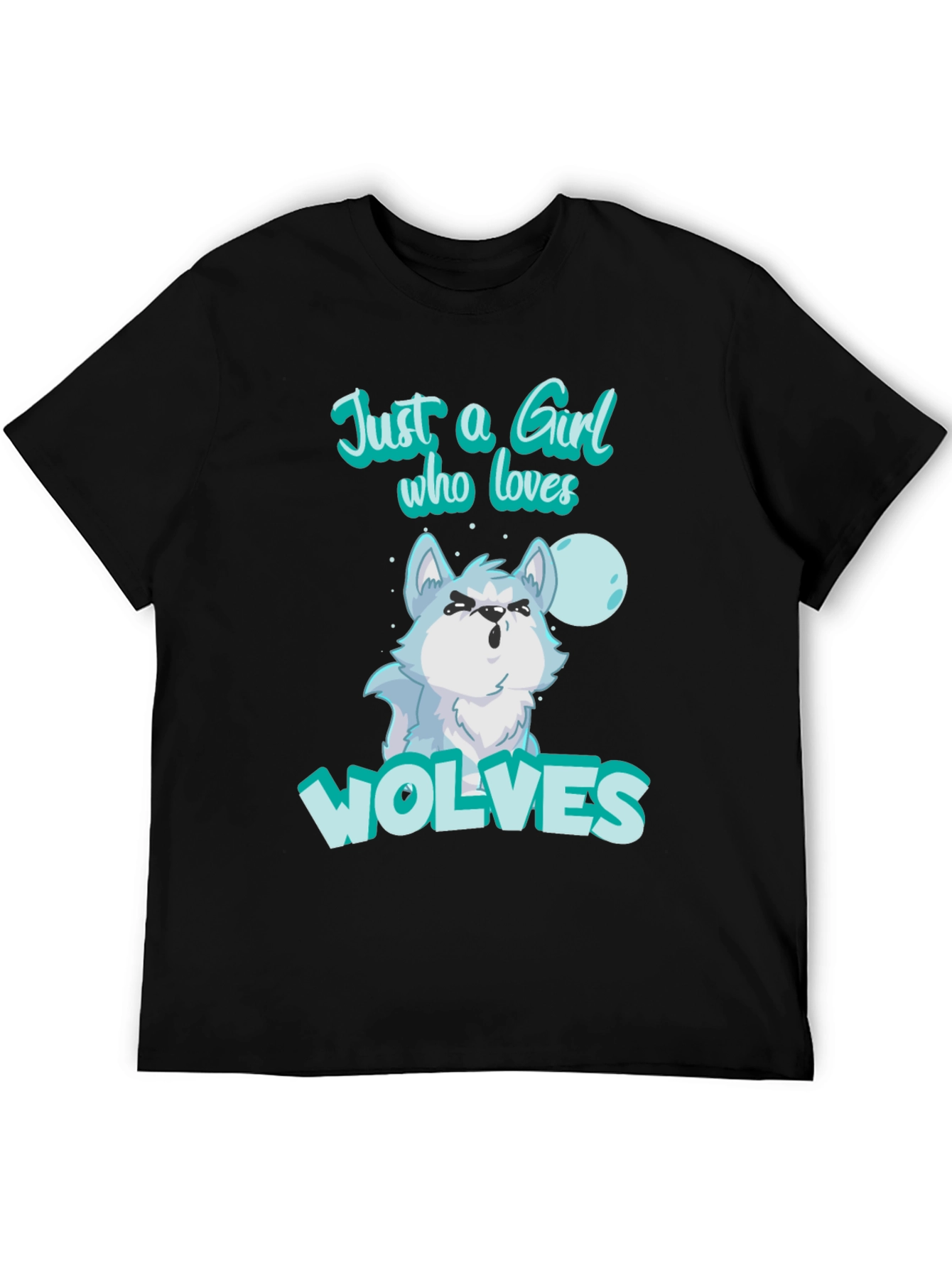 Just A Girl Who Loves Wolves T-Shirt