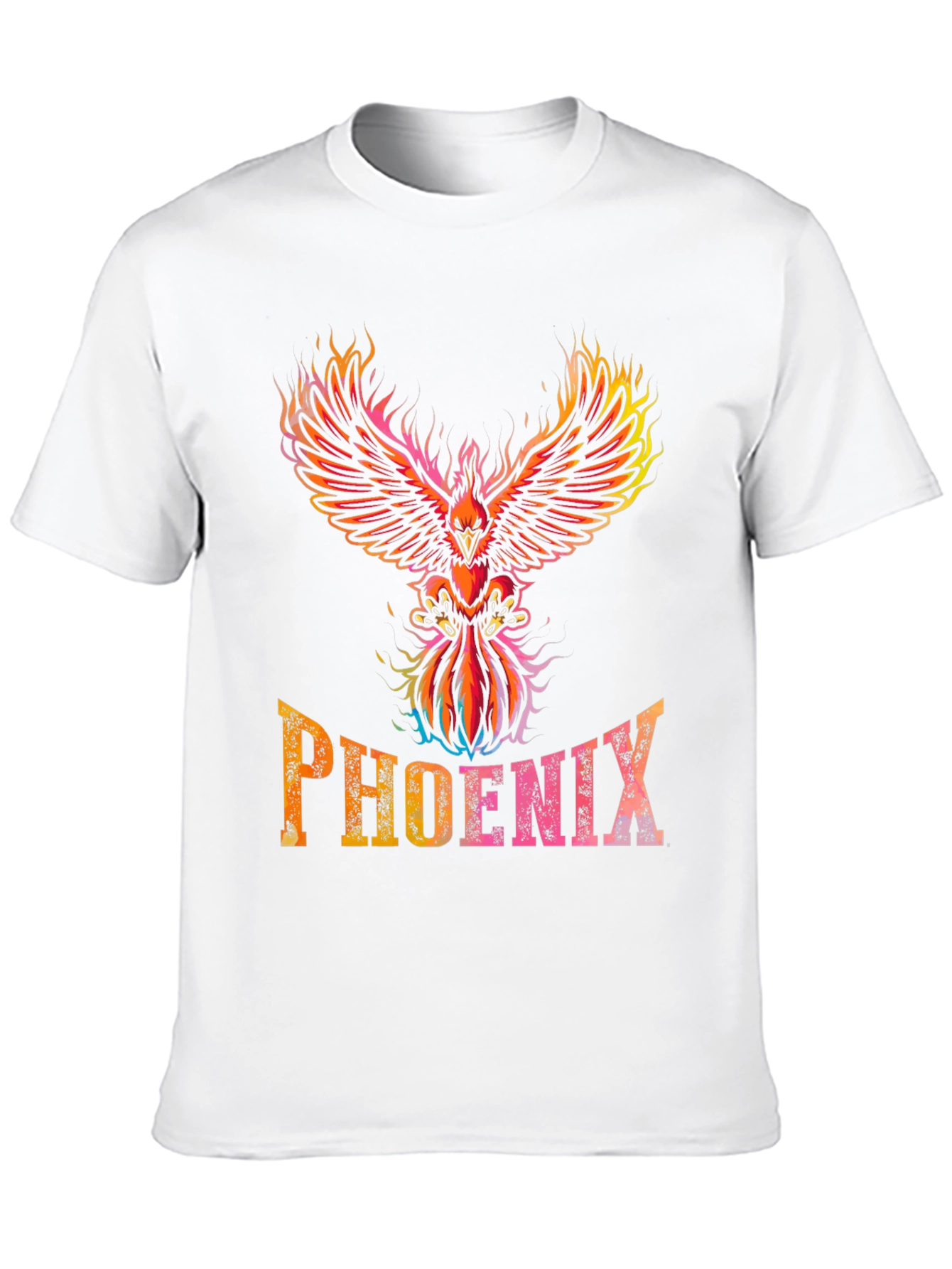 Phoenix Graphic T-Shirt - Flaming Bird Design
