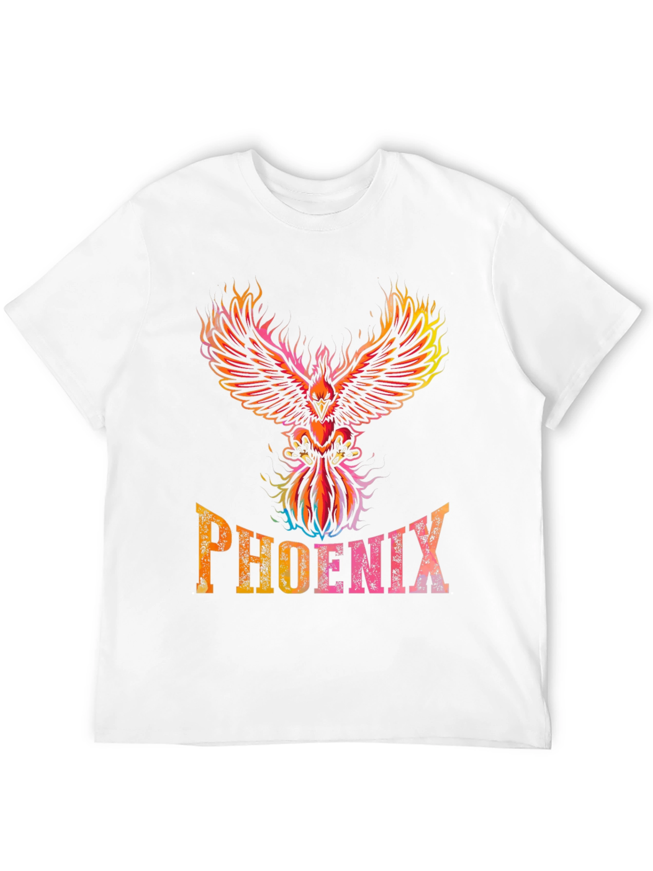 Phoenix Graphic T-Shirt - Flaming Bird Design