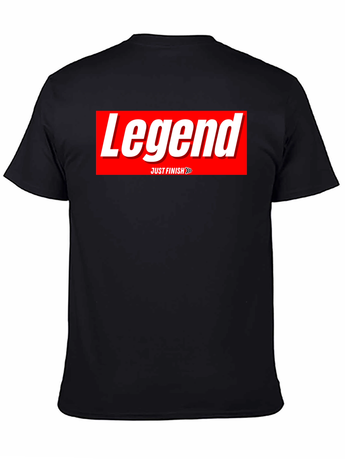 Legend Just Finish Black T-Shirt