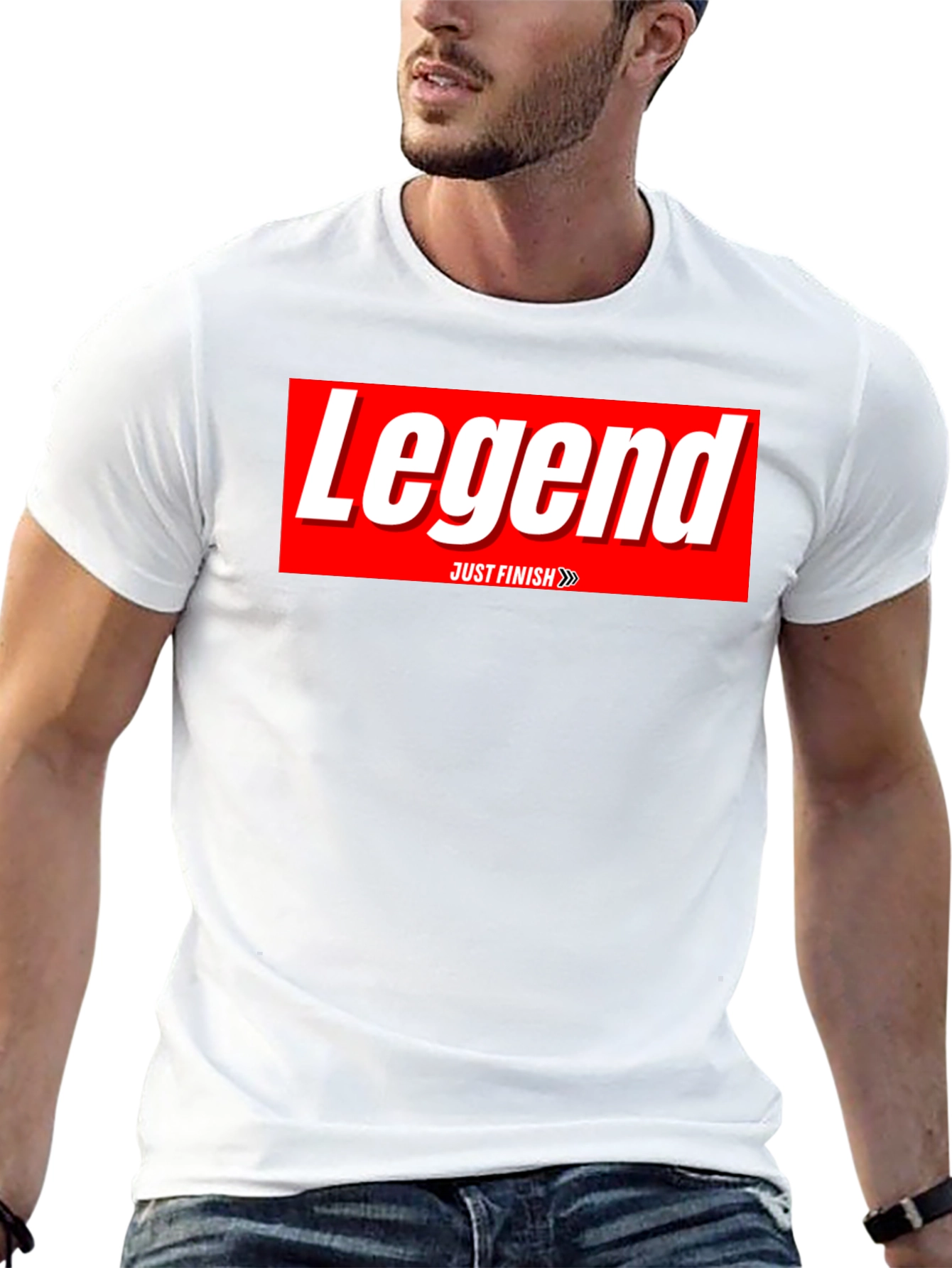 Legend Just Finish Black T-Shirt