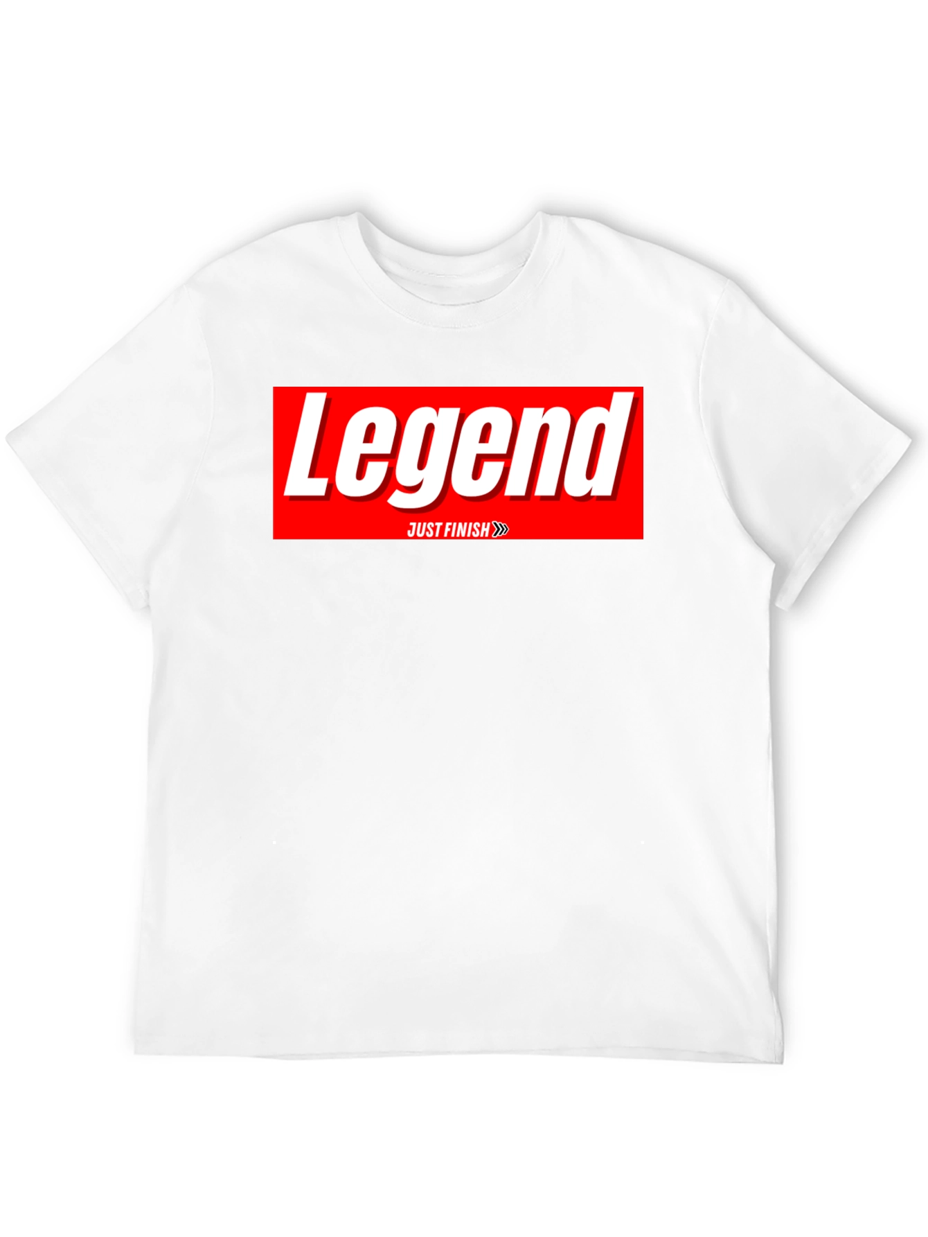 Legend Just Finish Black T-Shirt