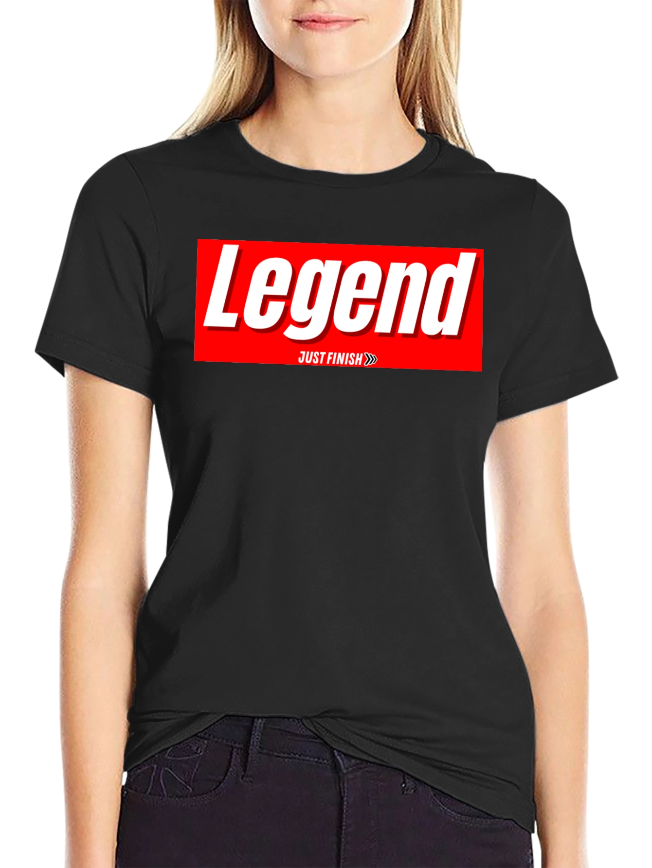 Legend Just Finish Black T-Shirt
