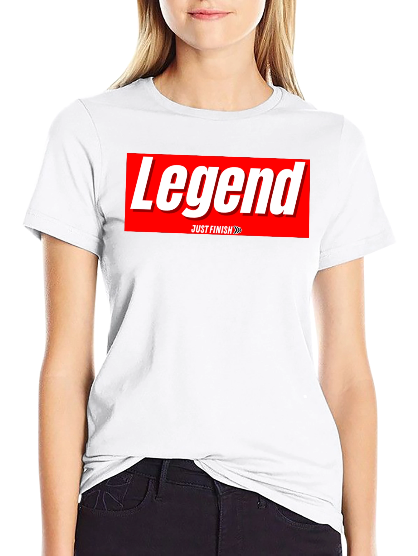 Legend Just Finish Black T-Shirt