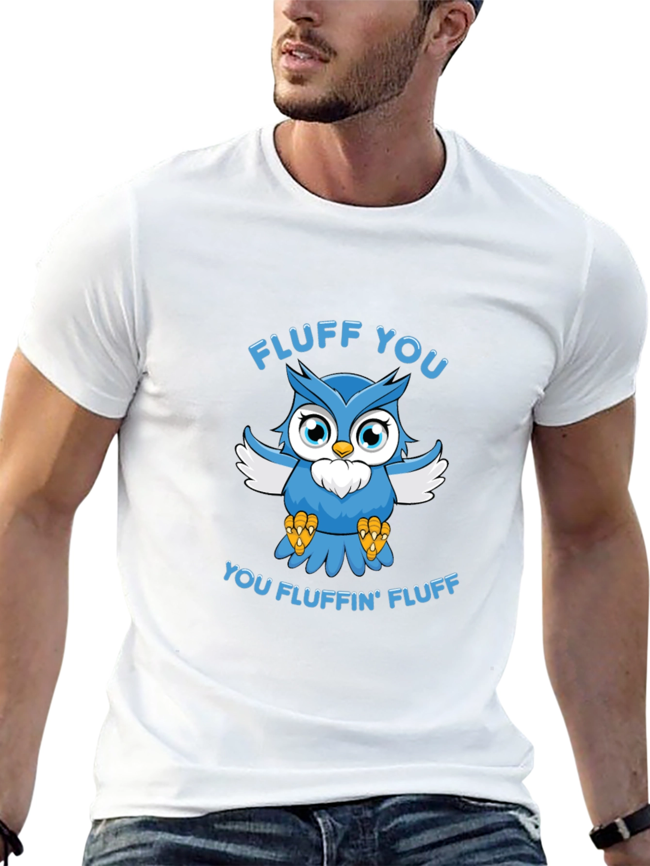Fluff You Owl Graphic T-Shirt