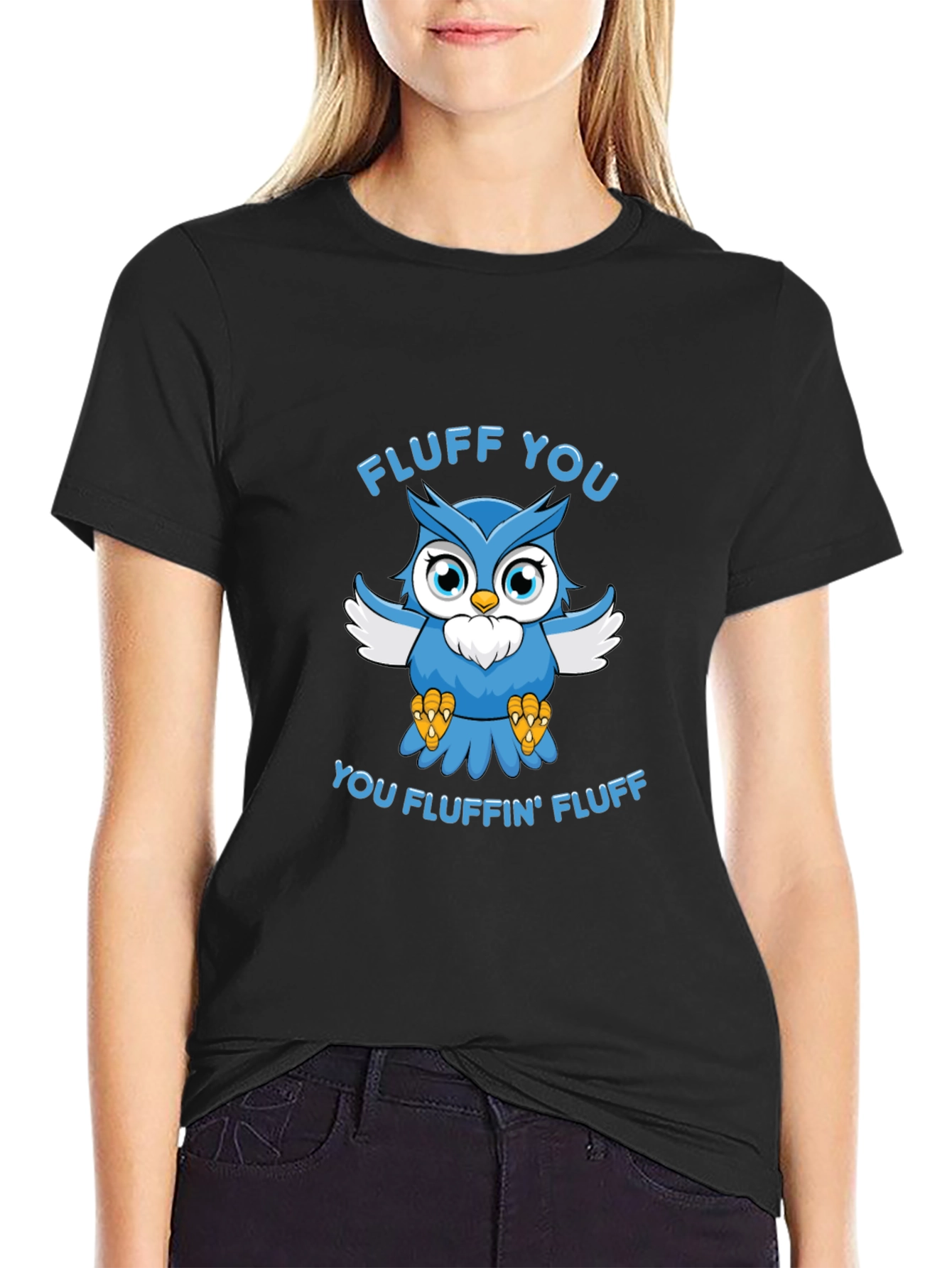 Fluff You Owl Graphic T-Shirt