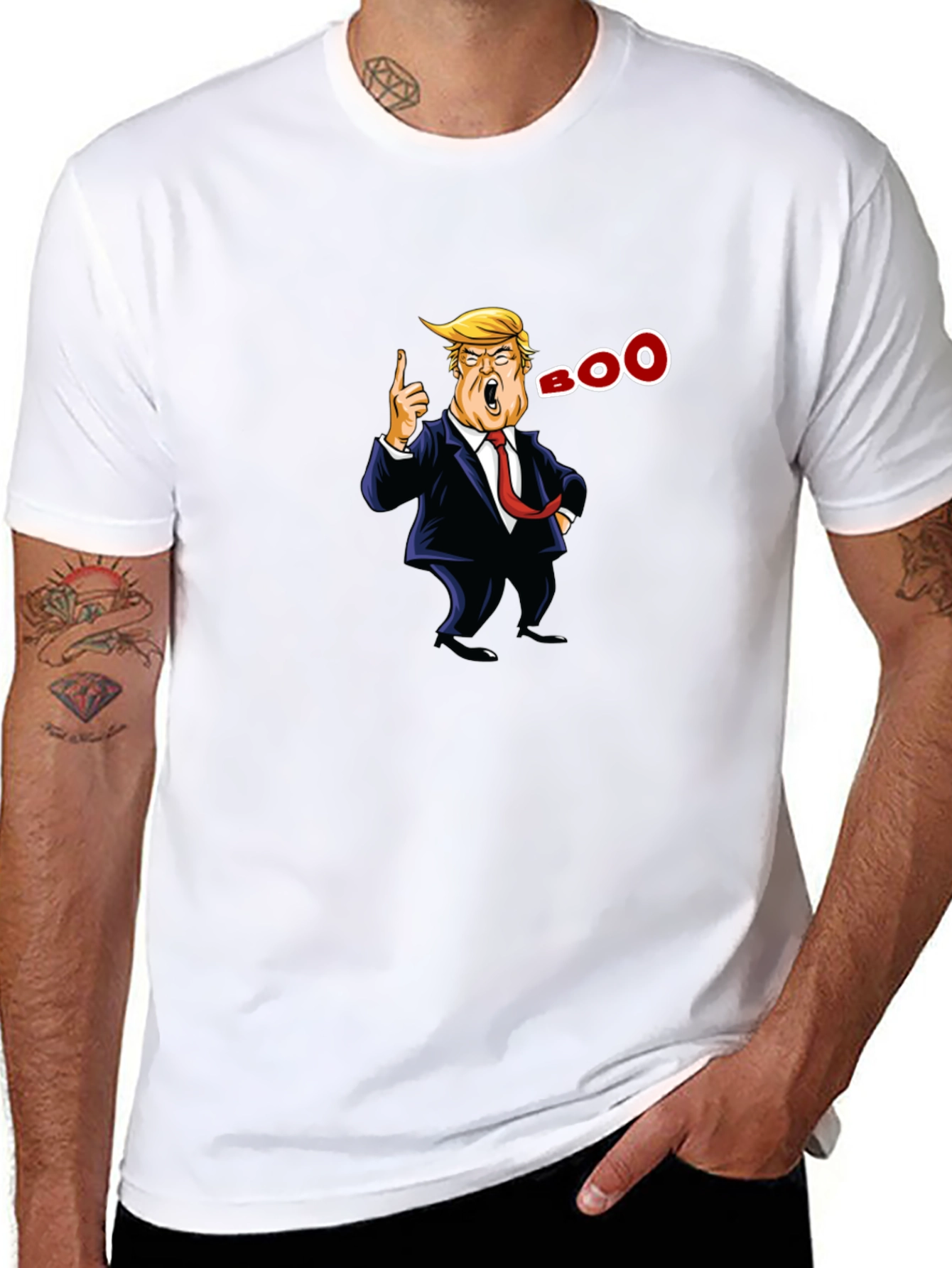Trump Boo T-Shirt Funny Political Tee