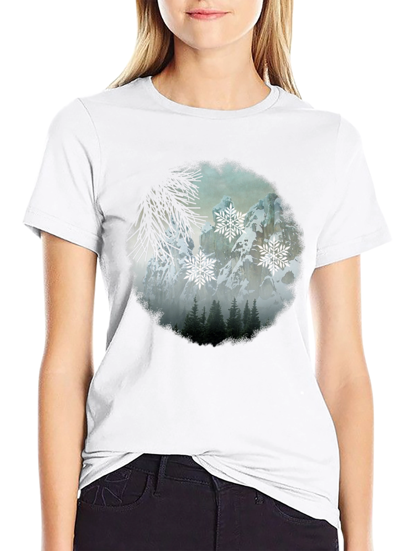 Winter Scene Graphic Tee