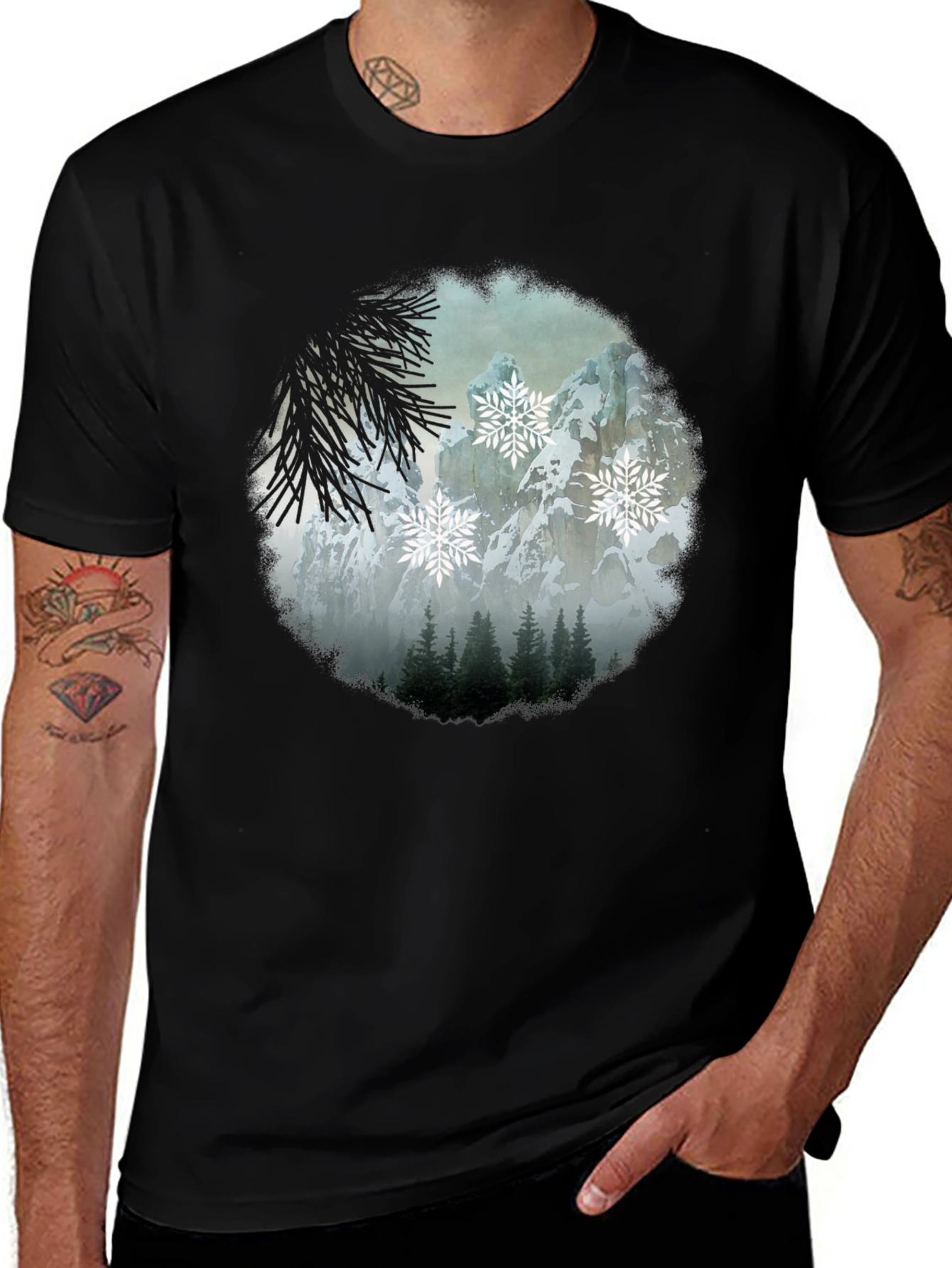 Winter Scene Graphic Tee