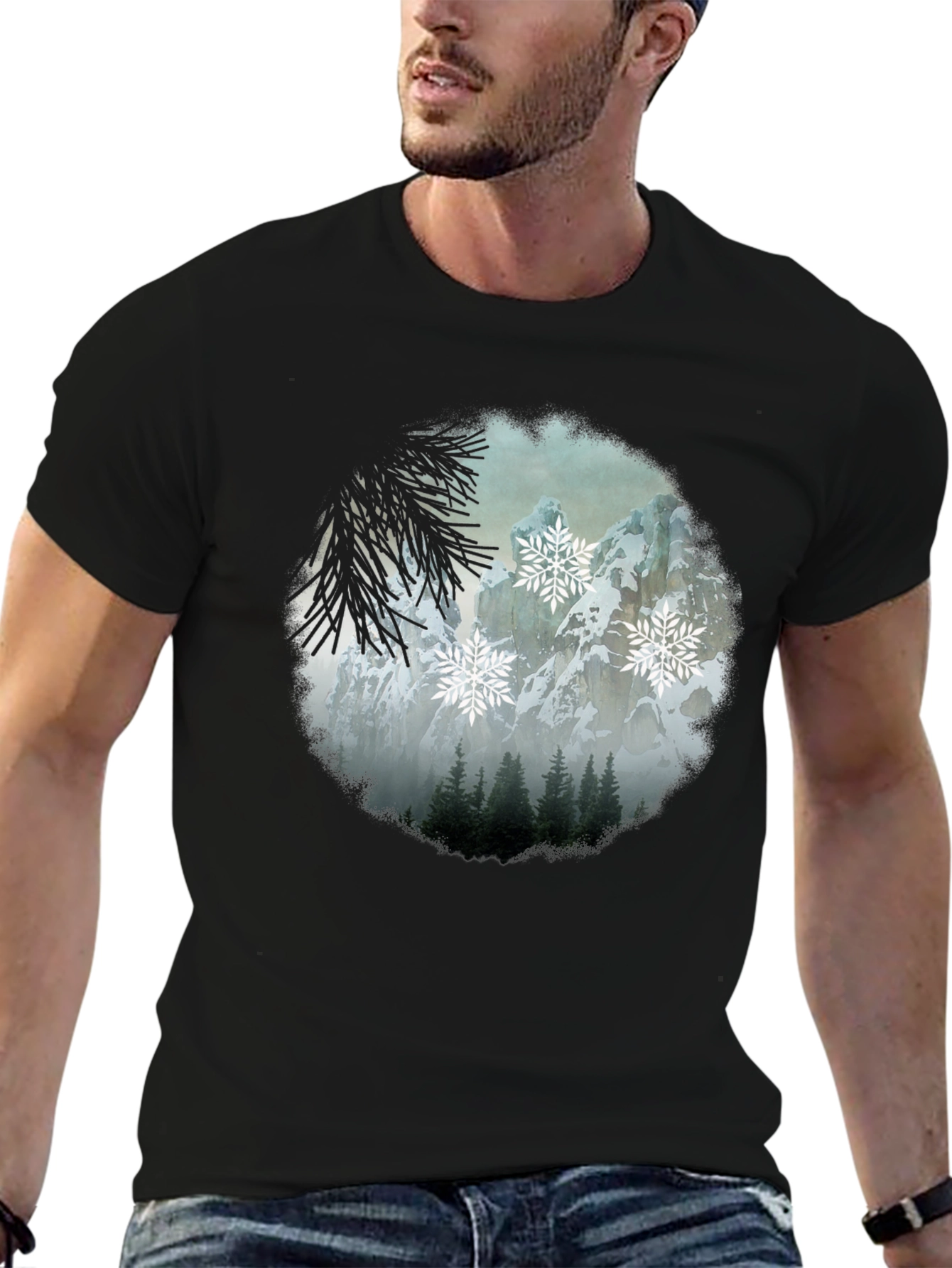 Winter Scene Graphic Tee