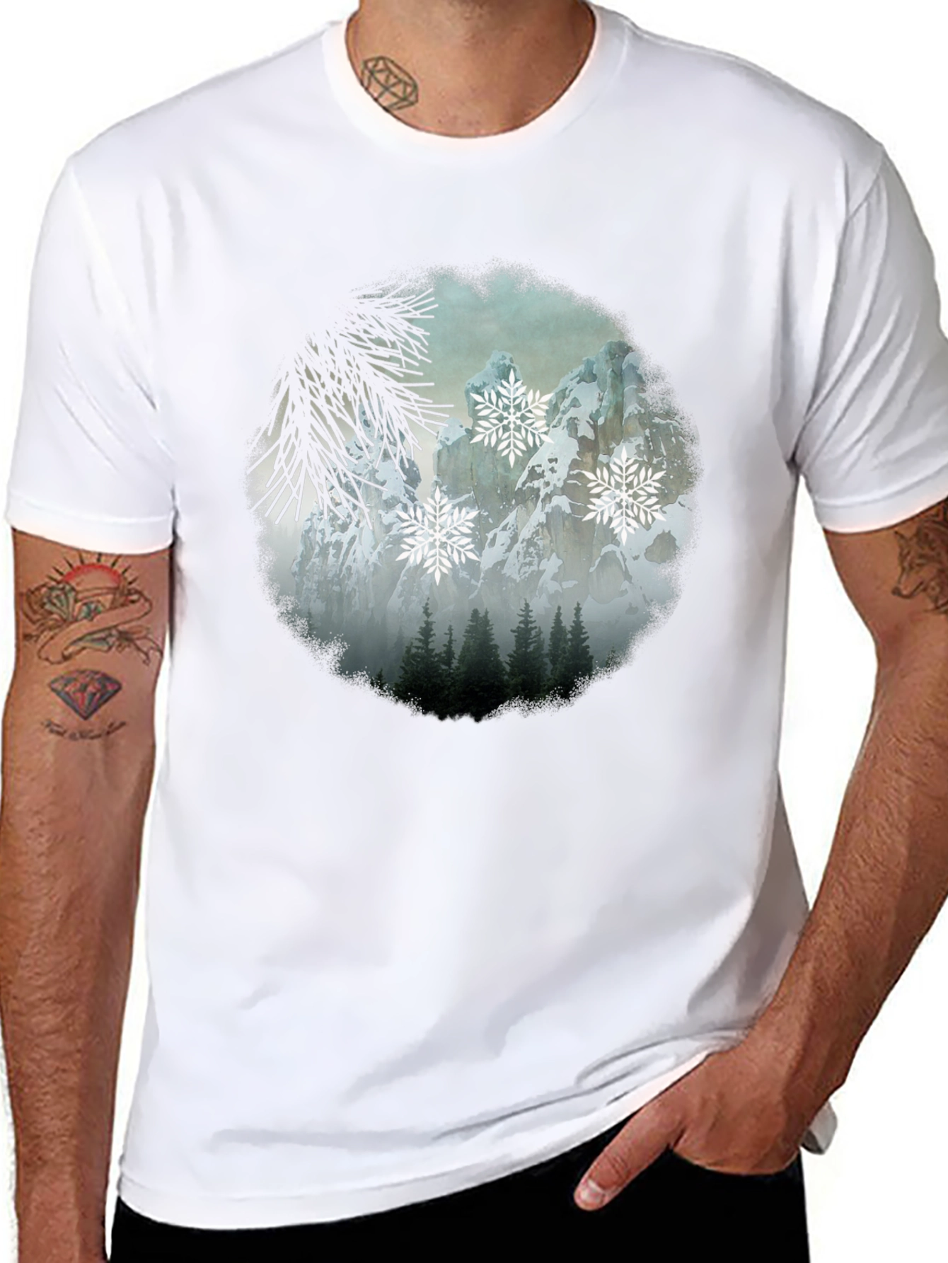 Winter Scene Graphic Tee