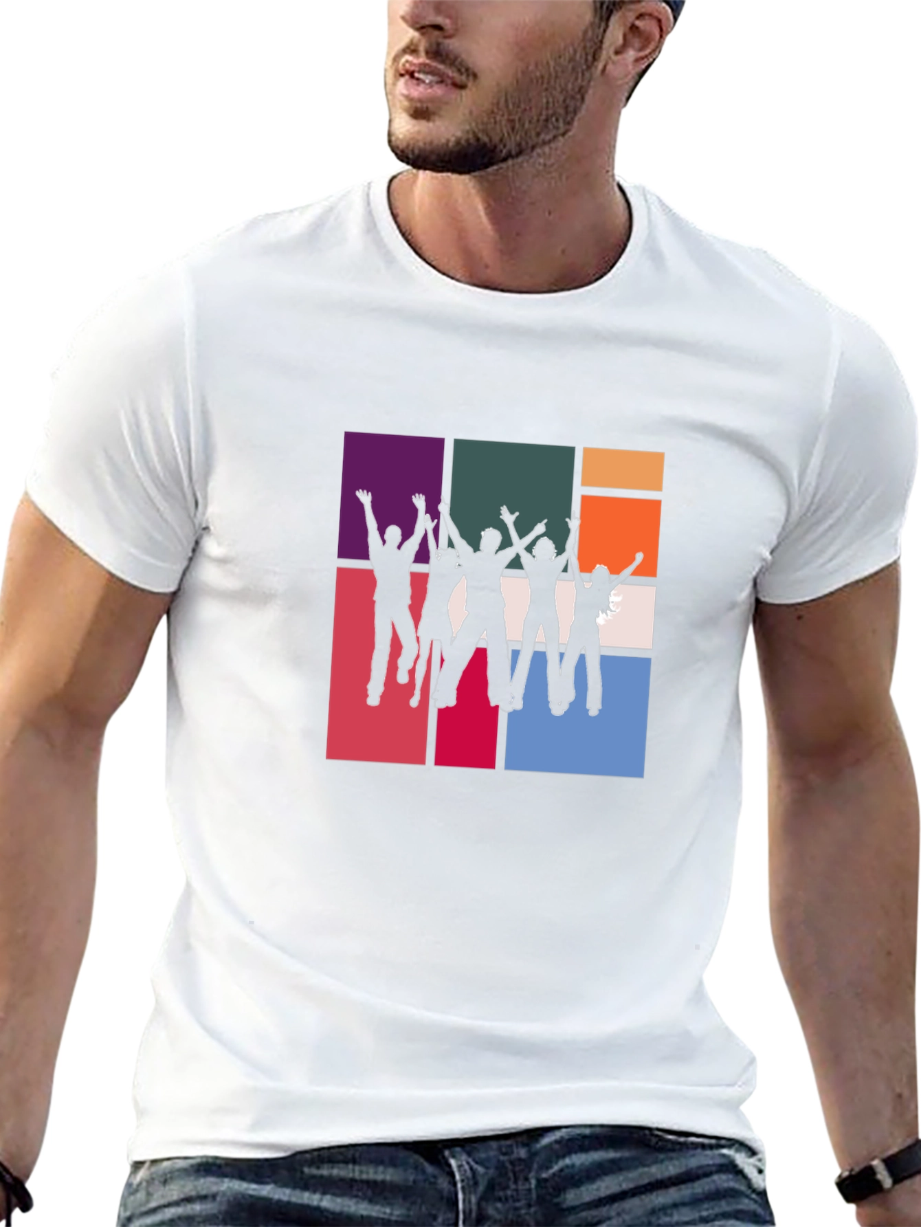 Retro Silhouette Graphic Tee
