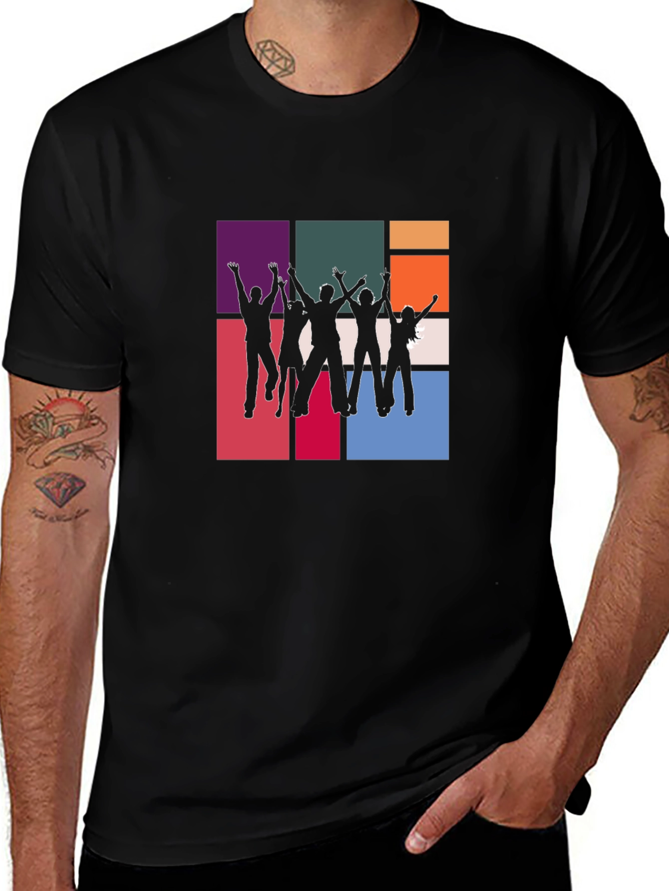 Retro Silhouette Graphic Tee