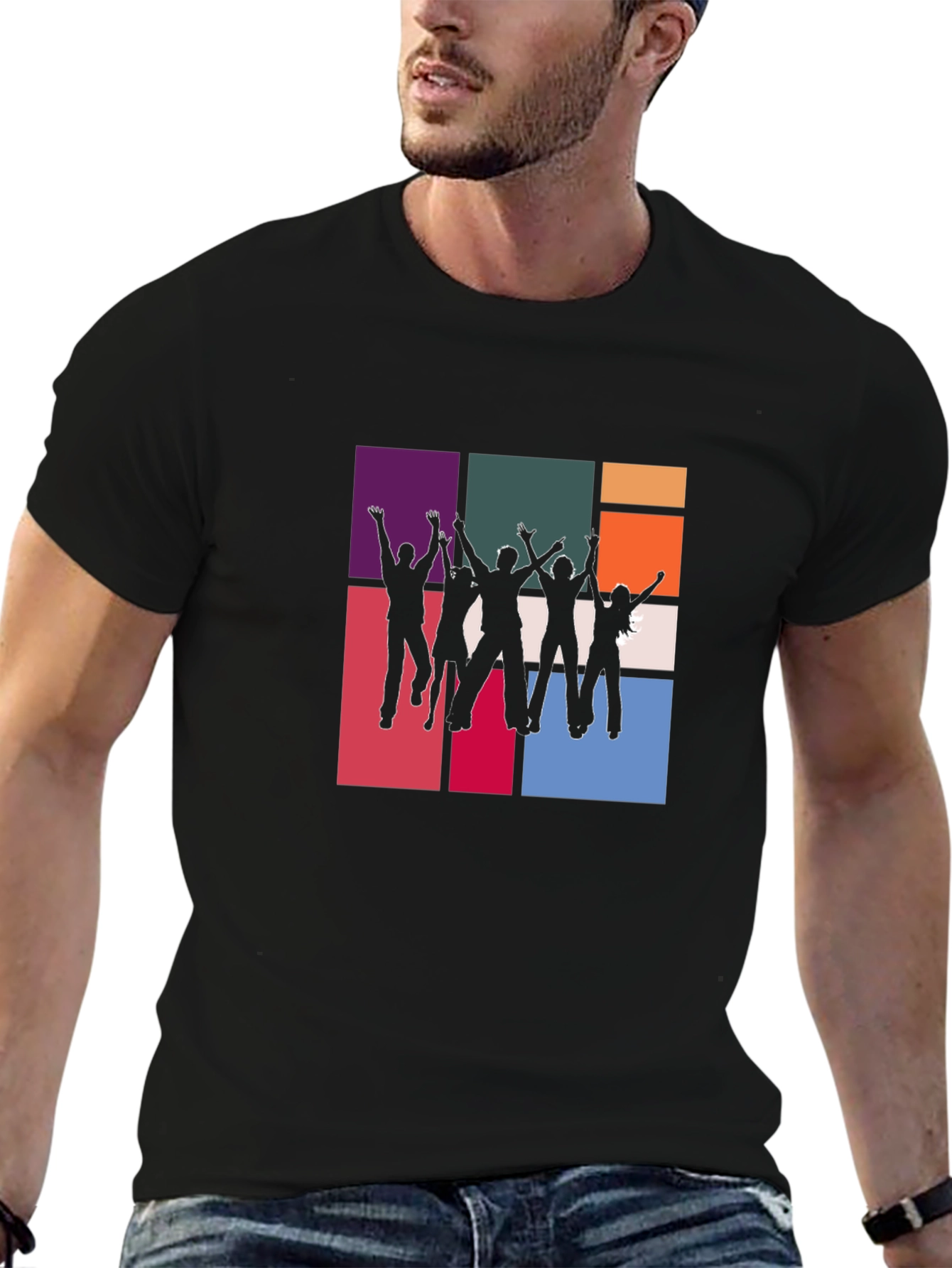 Retro Silhouette Graphic Tee