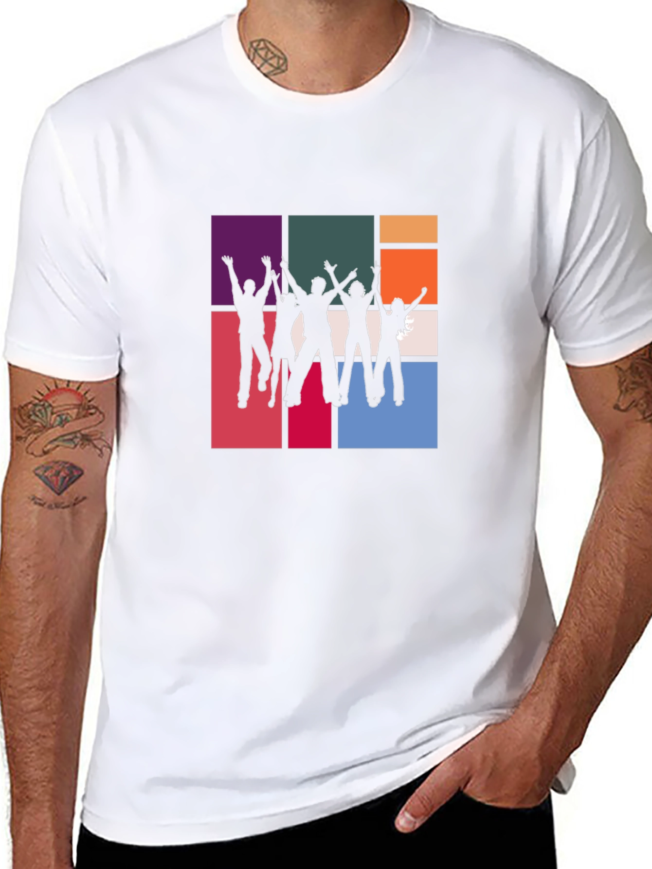 Retro Silhouette Graphic Tee