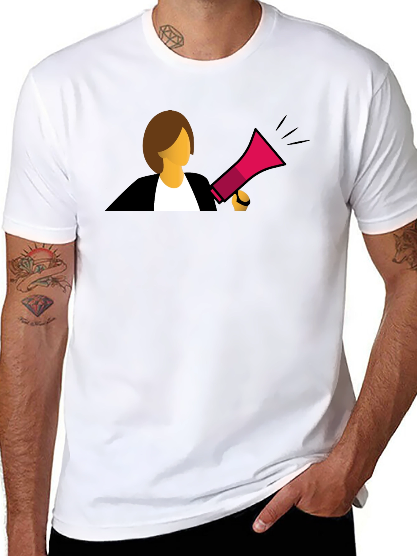 Empowered Woman Graphic Tee - Bold Statement Shirt
