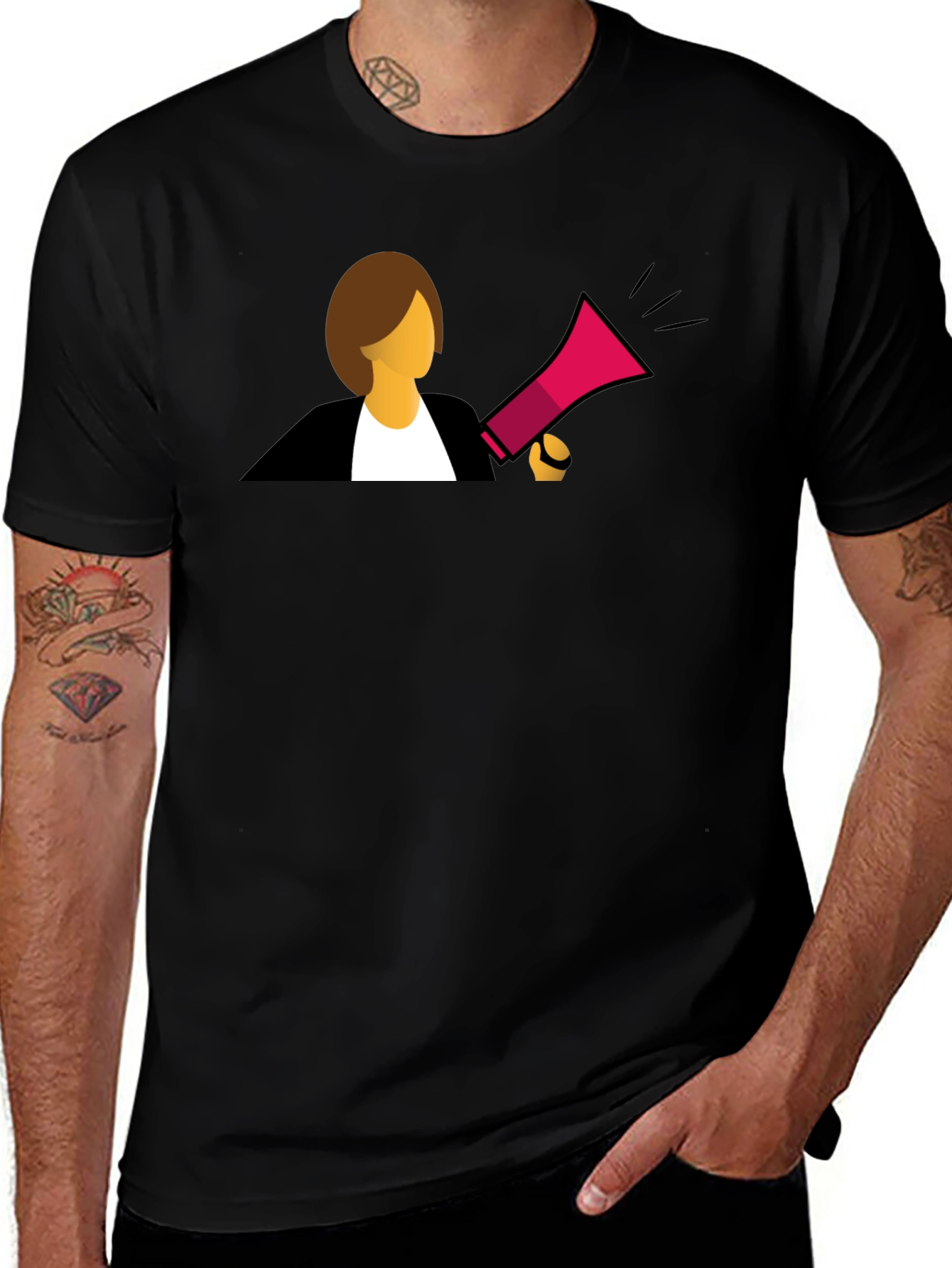 Empowered Woman Graphic Tee - Bold Statement Shirt