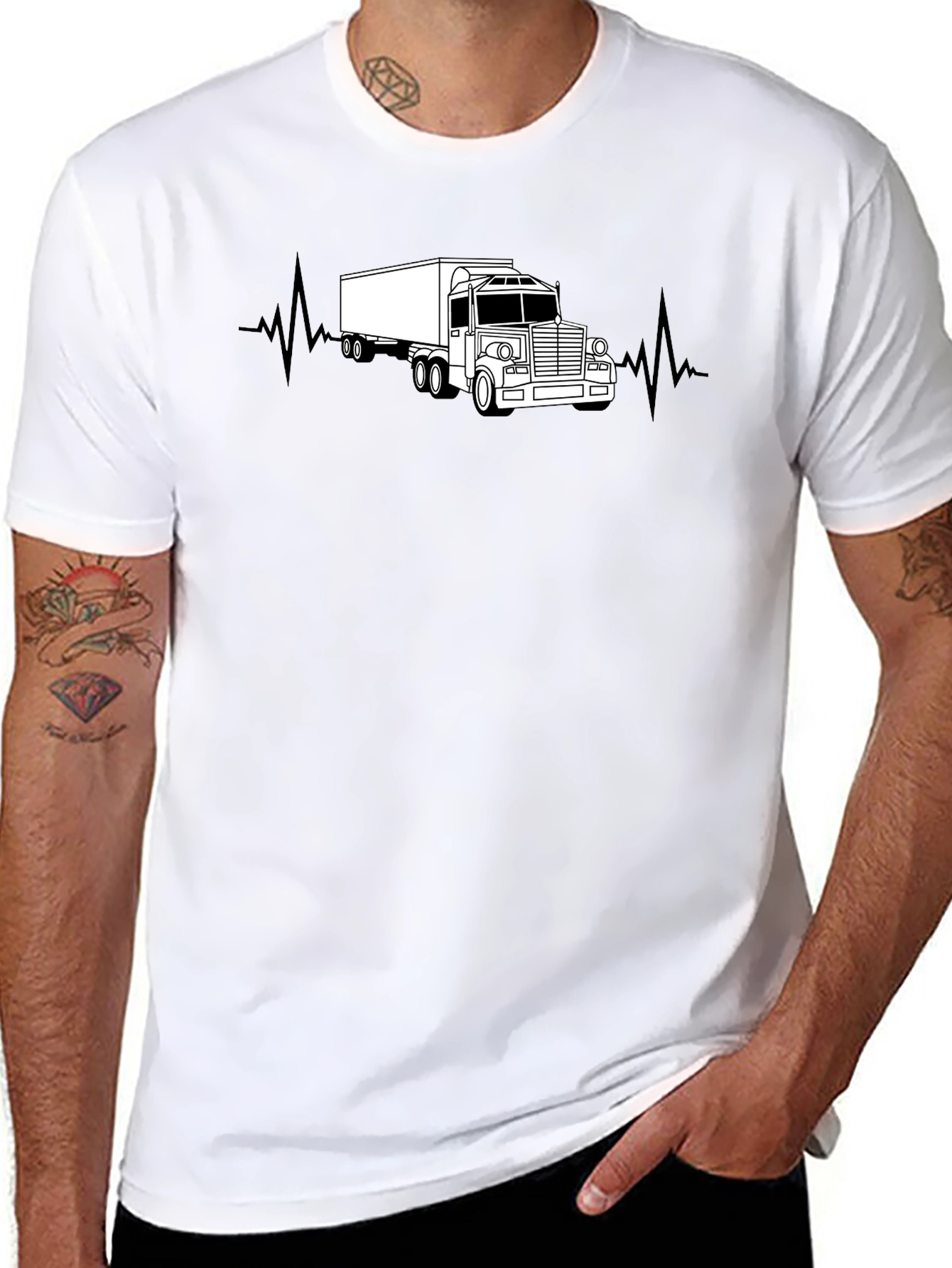Truck Heartbeat T-Shirt