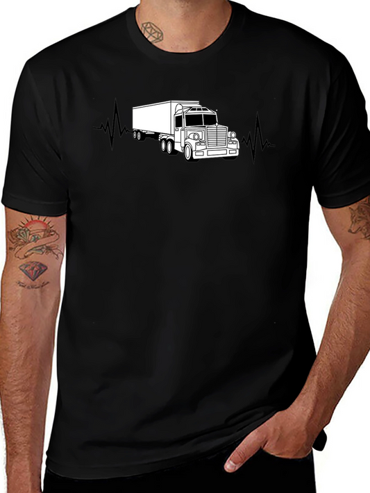 Truck Heartbeat T-Shirt
