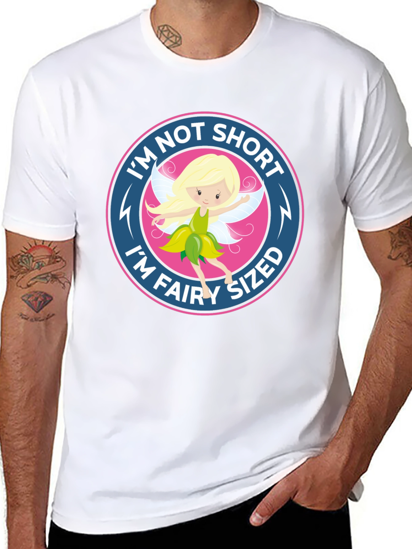 Fairy Sized T-Shirt Funny Novelty Tee