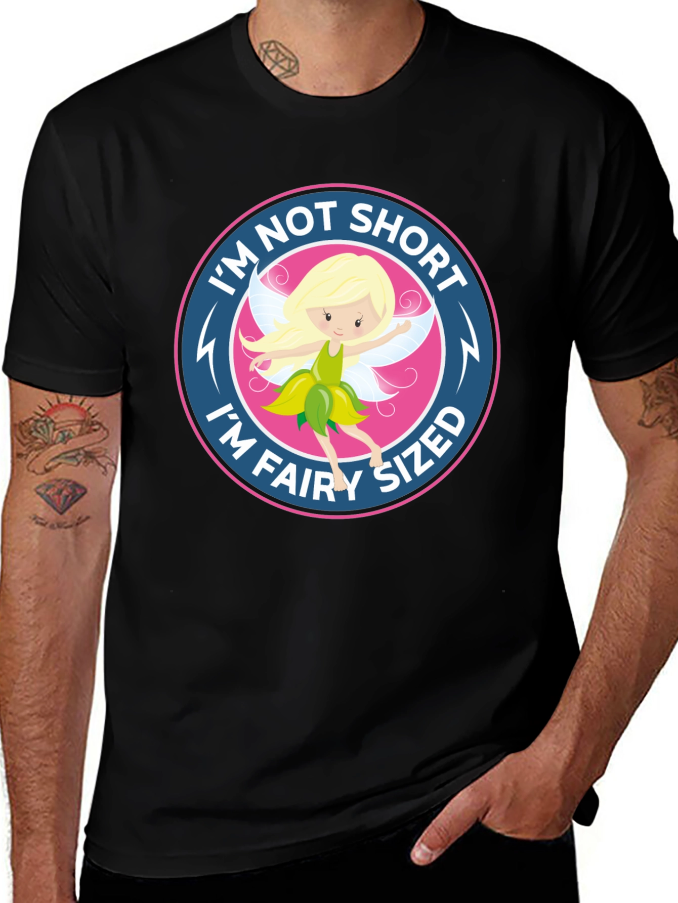 Fairy Sized T-Shirt Funny Novelty Tee