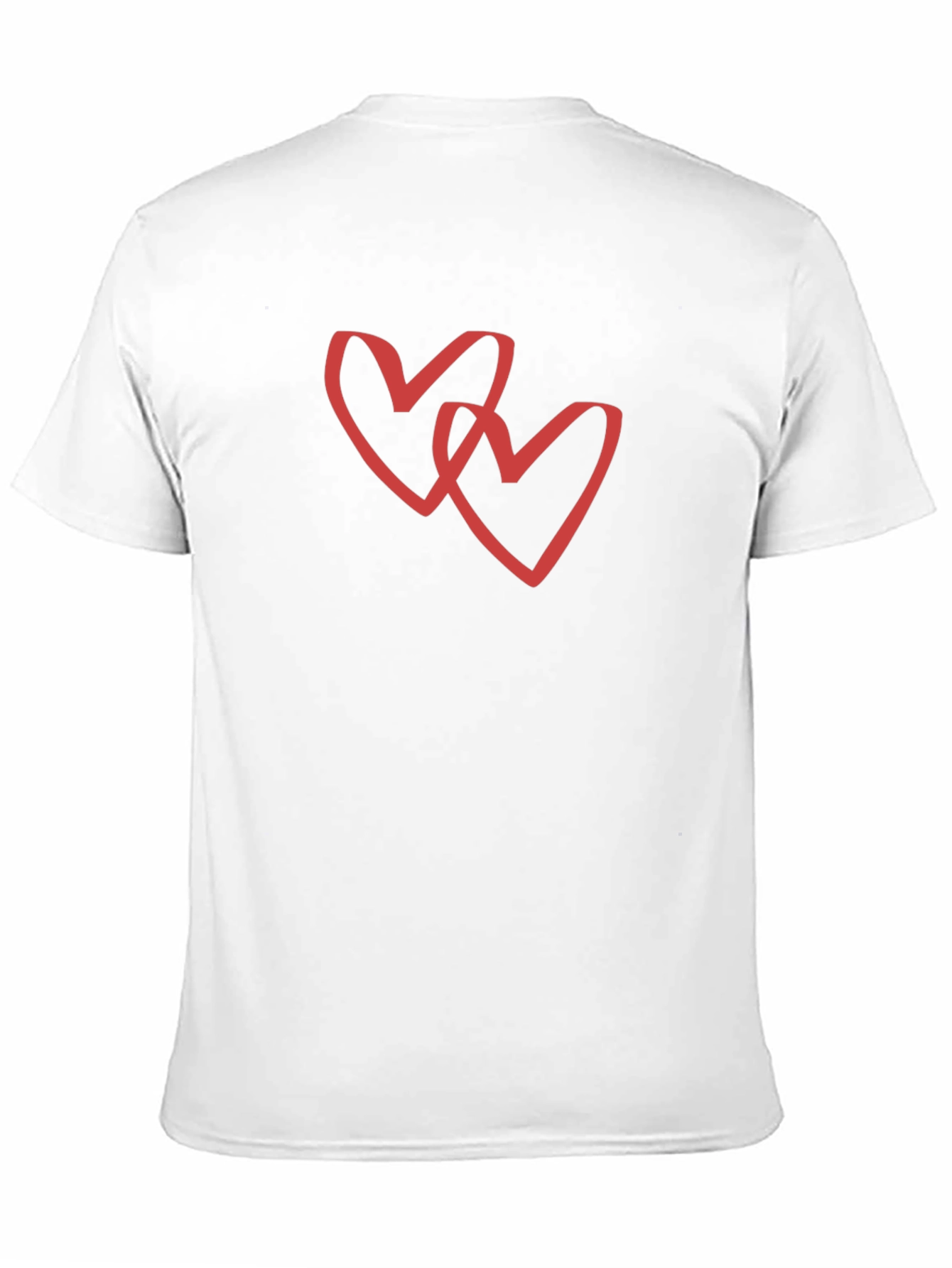 Heart Graphic Black T-Shirt - Soft Cotton Blend