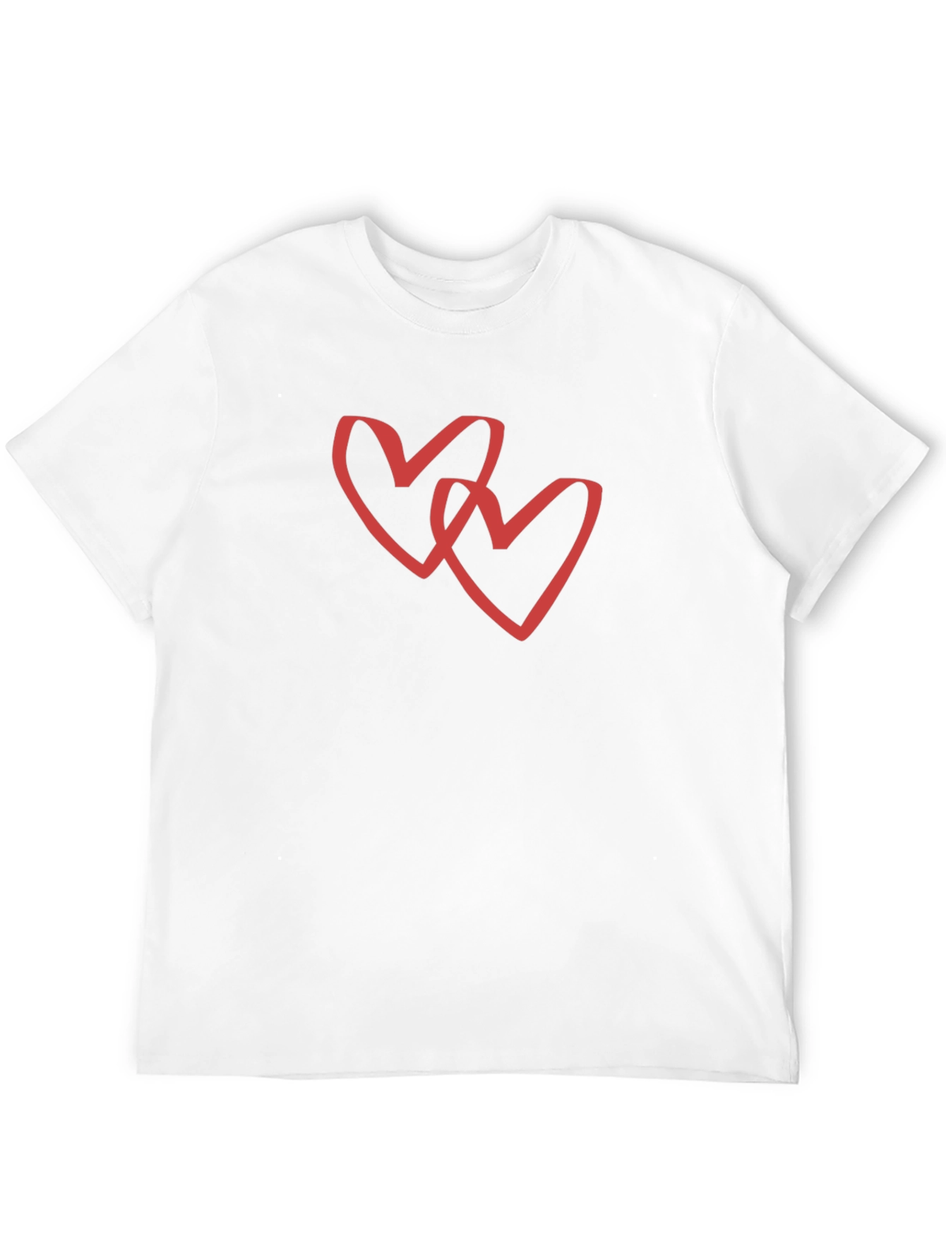 Heart Graphic Black T-Shirt - Soft Cotton Blend