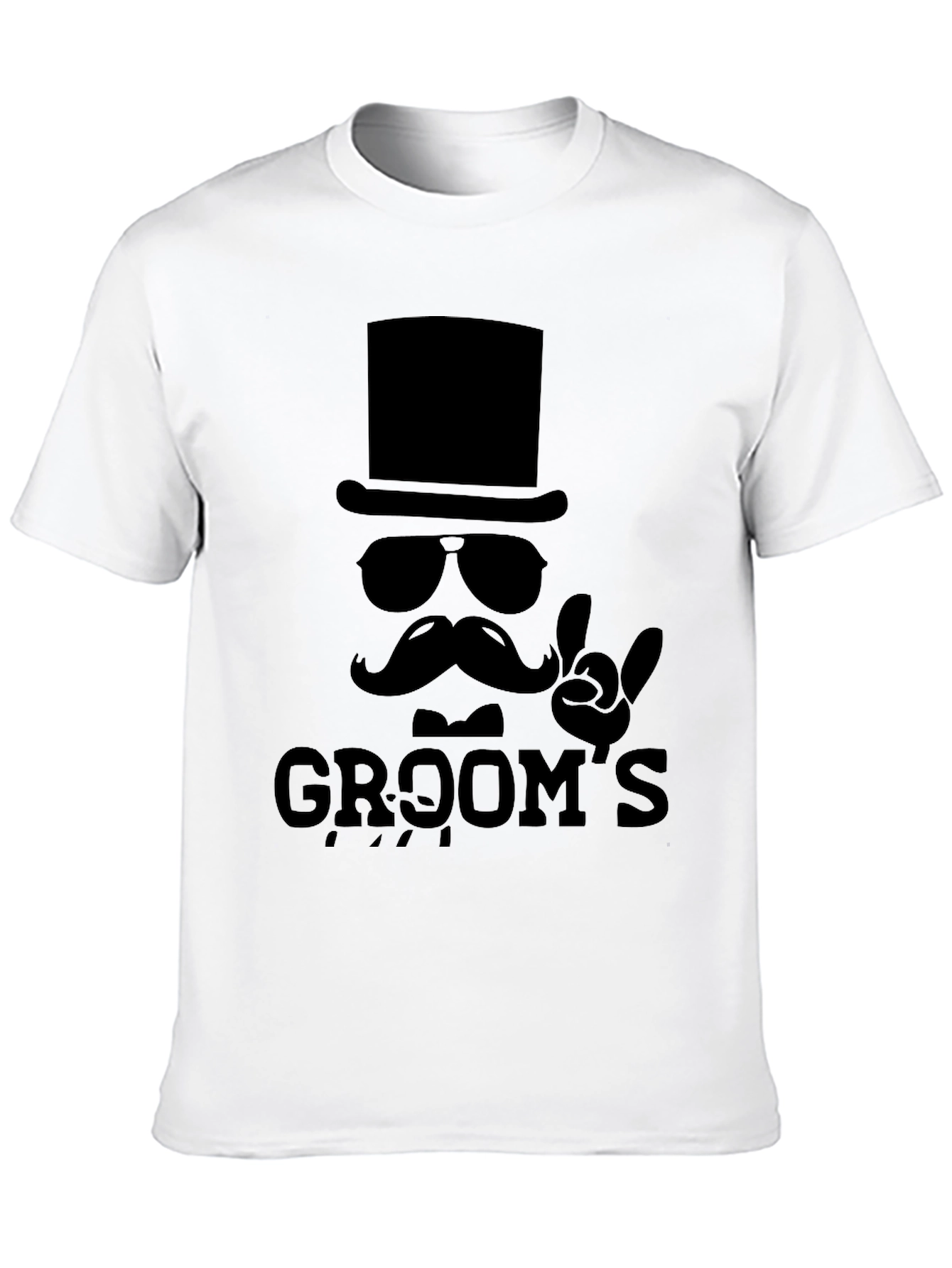 Grooms Rock & Roll Wedding T-Shirt